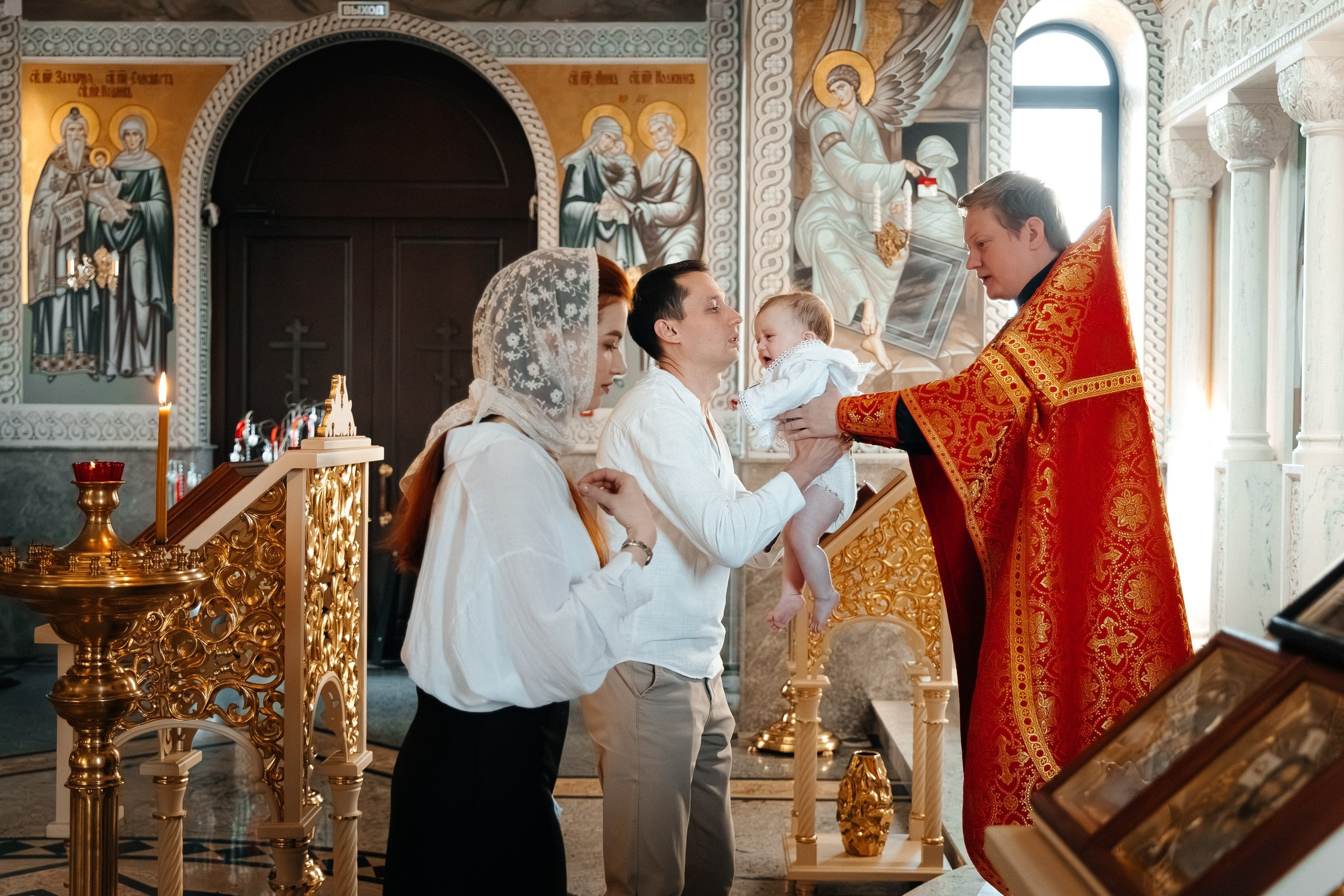 Крещение | Храм в Родных Просторах. Фотограф Марина Верятинская | Краснодар
