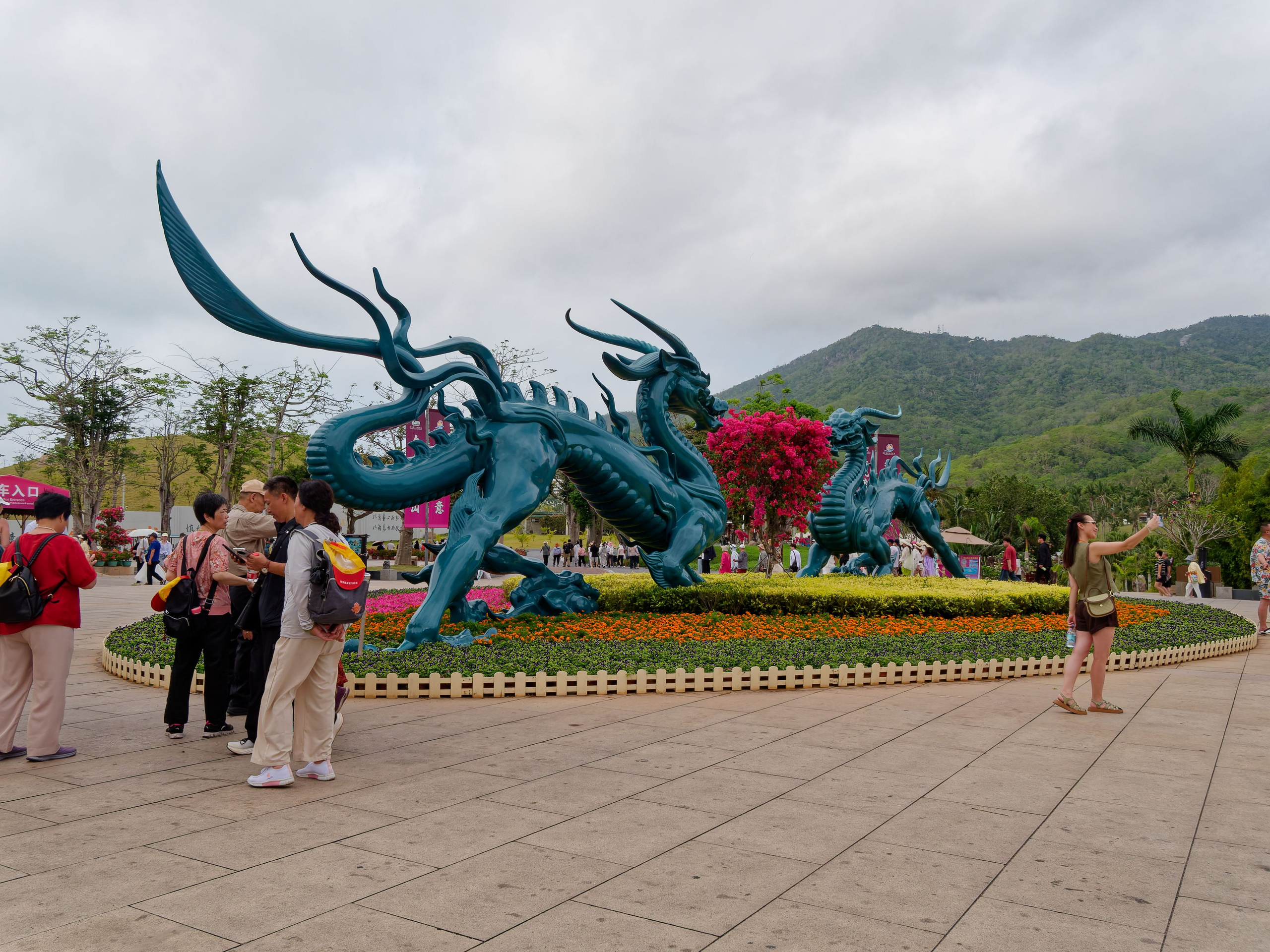 Хайнань 2026, Центр буддизма Наньшань на Хайнане. Фотопрогулки по Миру