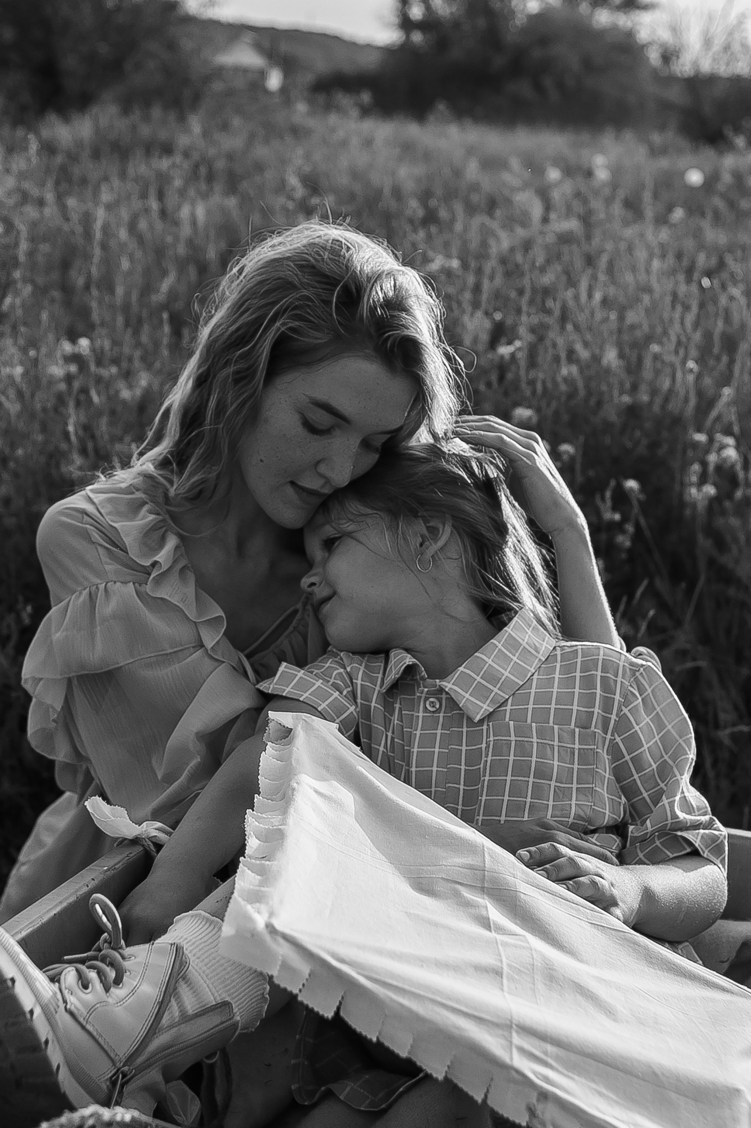 В золотом закате. Фотограф в Саратове