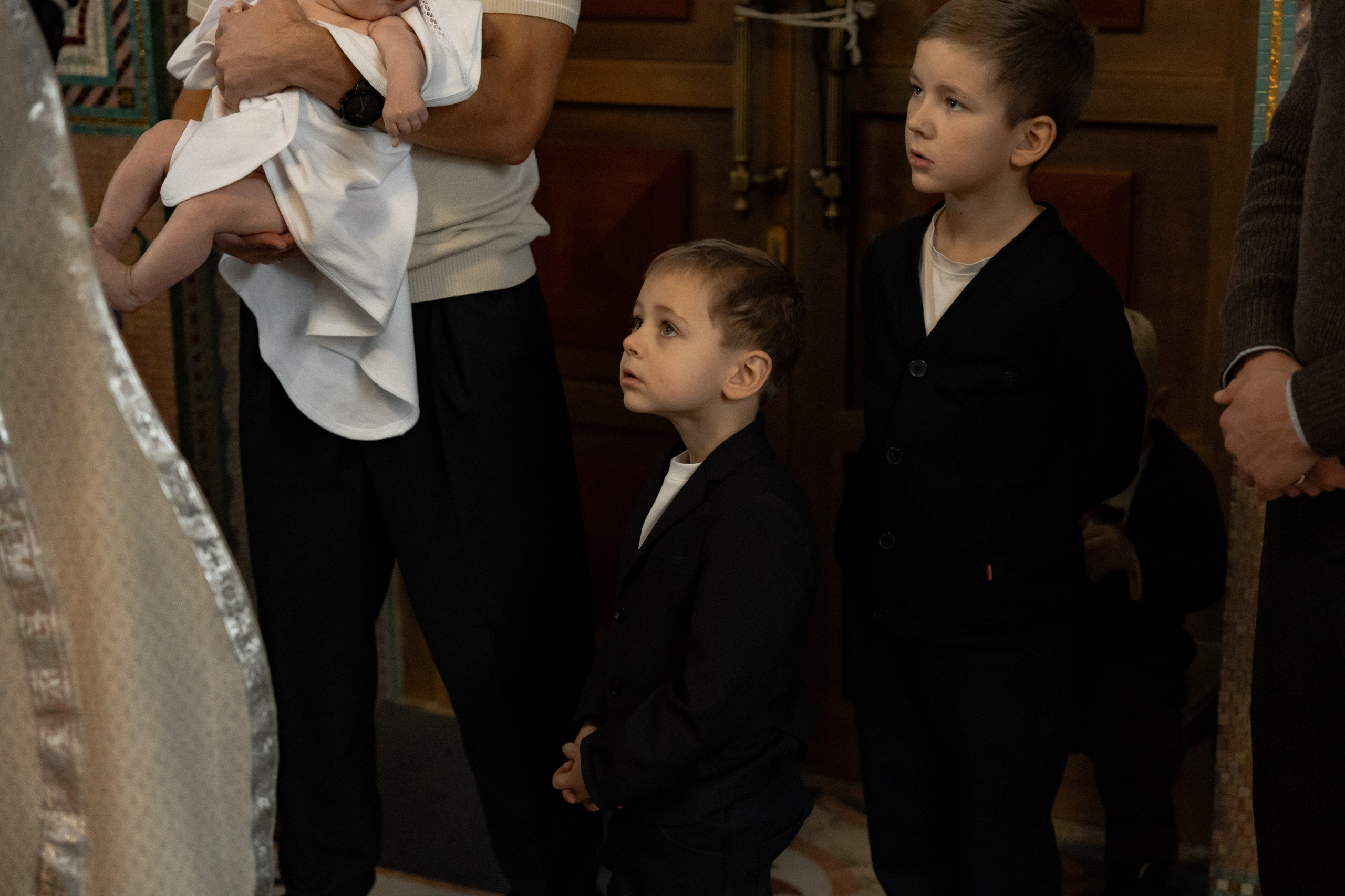 Крещение Ивана в часовне Серафима Саровского