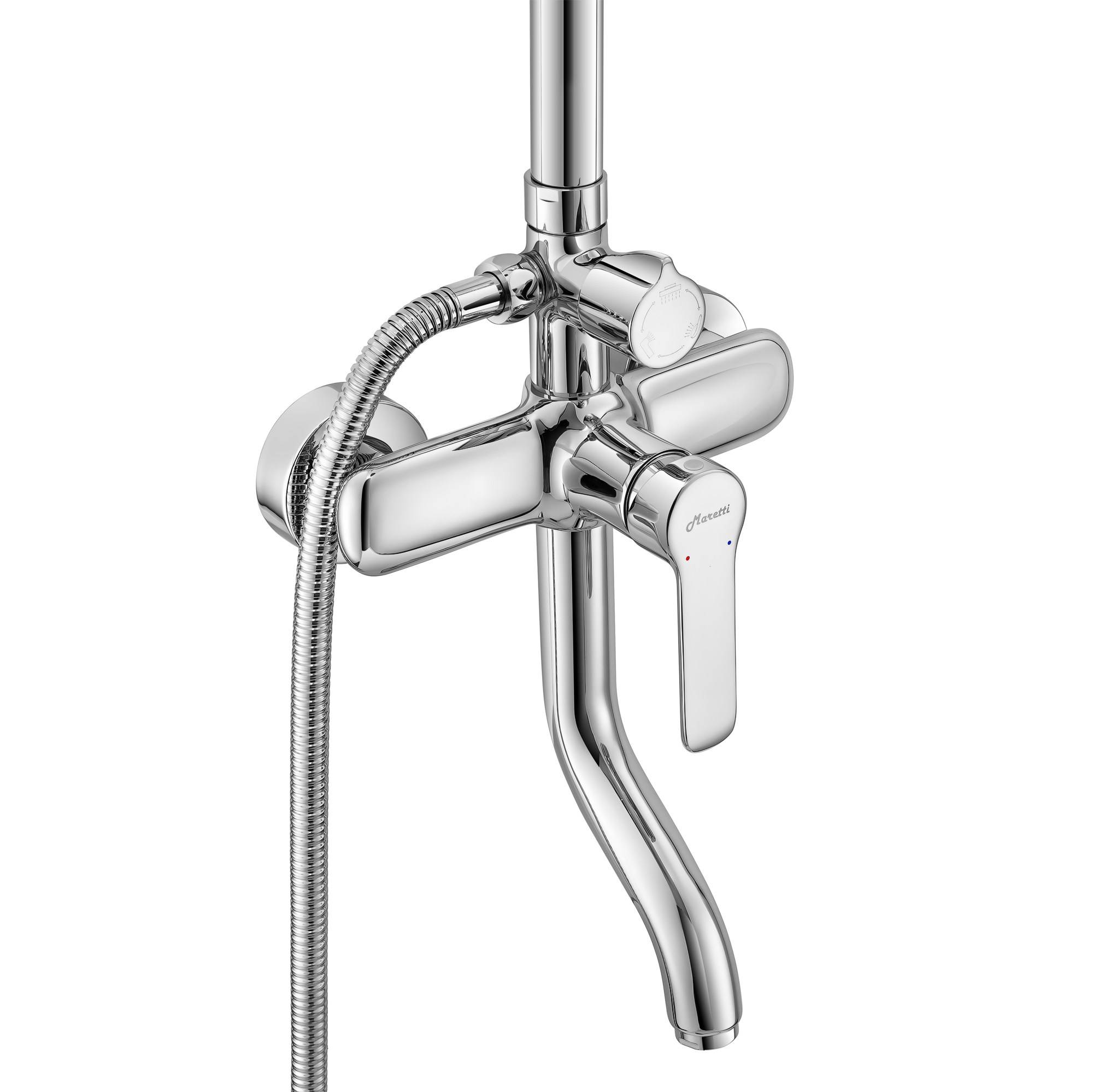 Хром душевая система для ванны