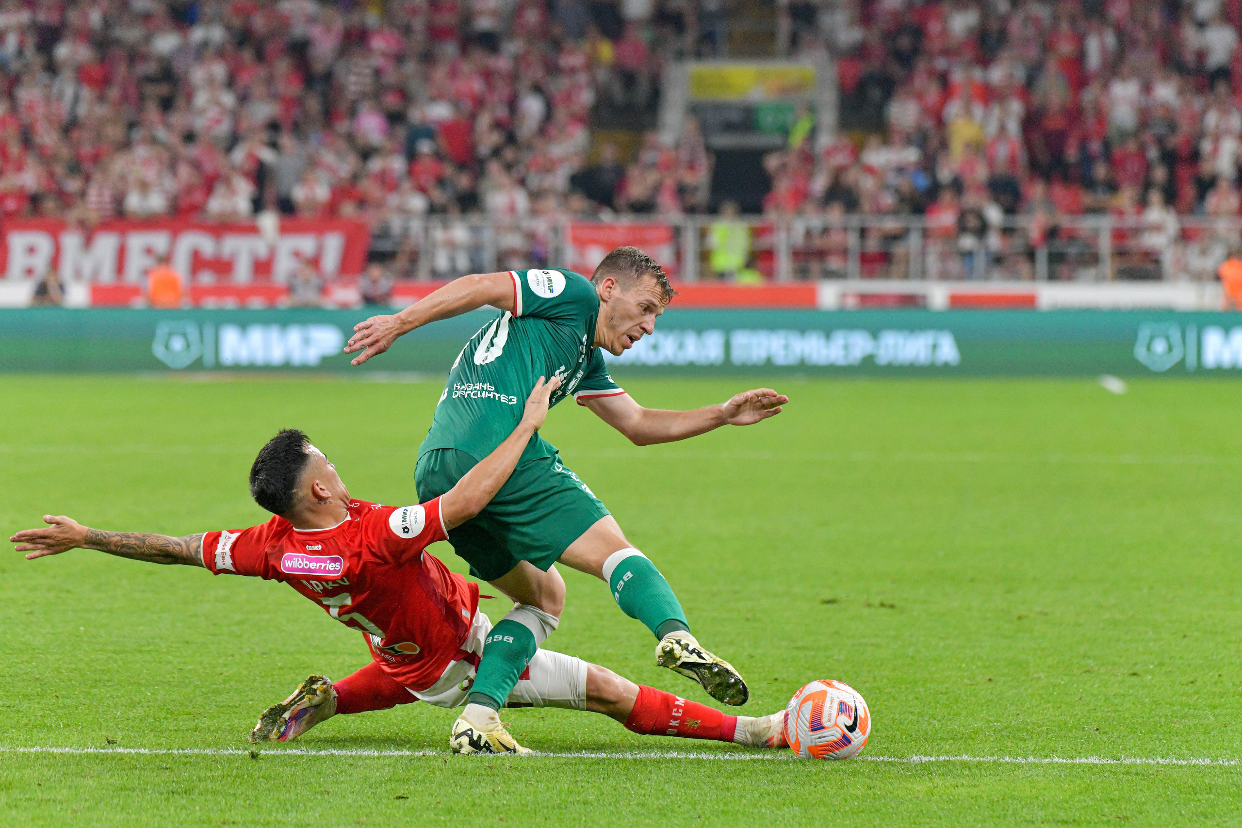 ФК «Спартак-Москва» — ФК «Рубин» 》1:0《 Чемпионат России по футболу. Российская Премьер-Лига. 7 тур. 31.08.2024 «Лукойл Арена» г. Москва. Свой взгляд через объектив