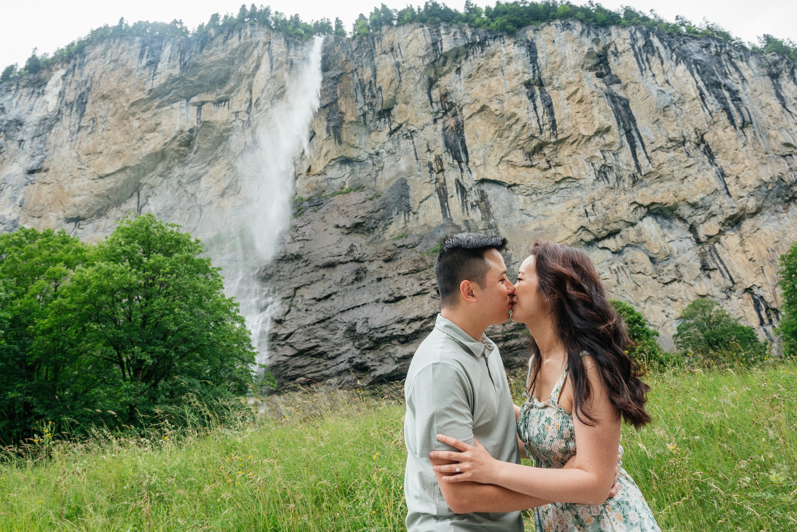 Bernice, Bryant and Kira (Lauterbrunnen, Switzerland). Photographer in Switzerland and Europe Anna Alekseenko