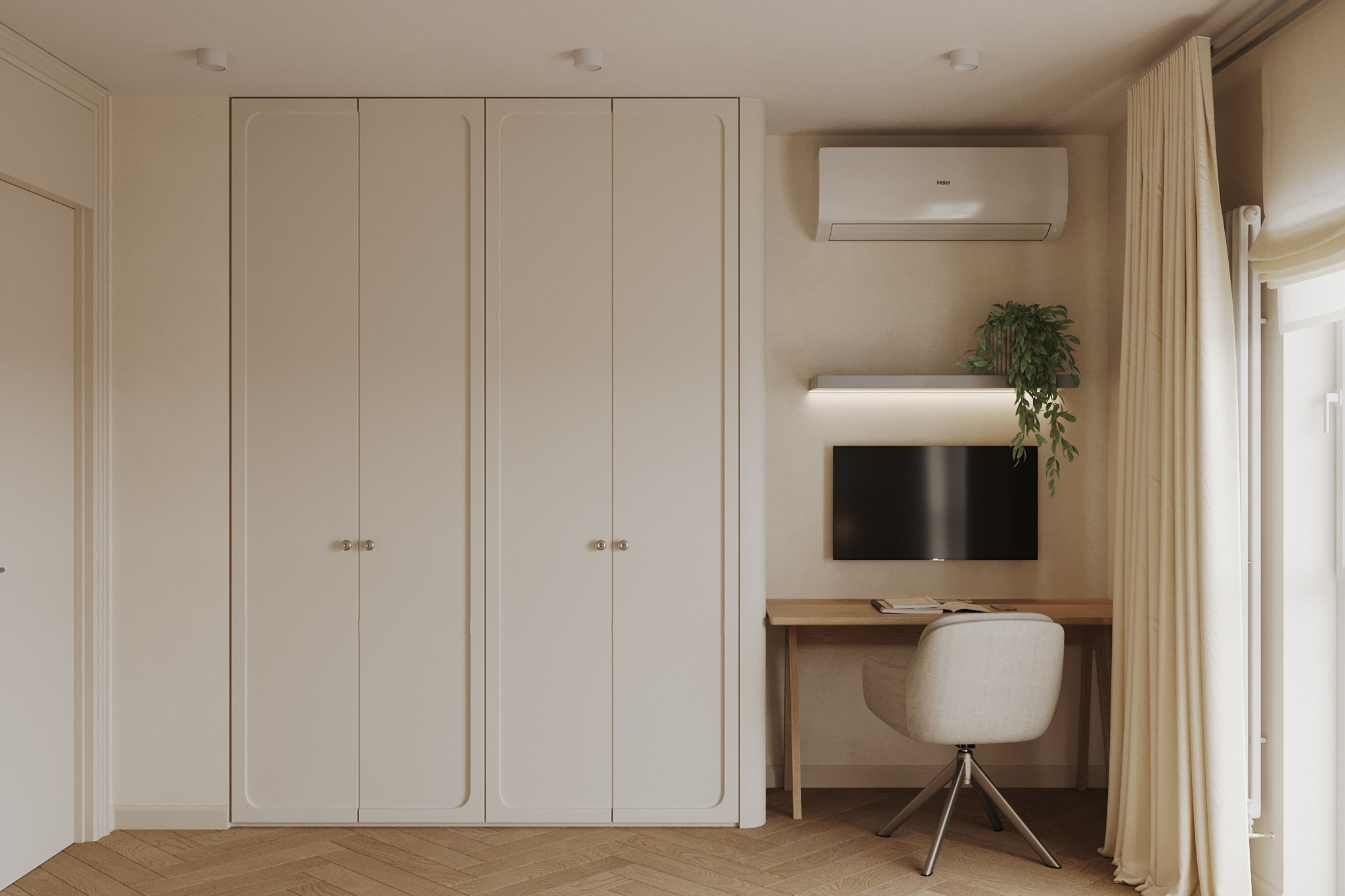 Сливочное небо. MIRRO STUDIO Дизайн интерьера и реализация под ключ Варшава