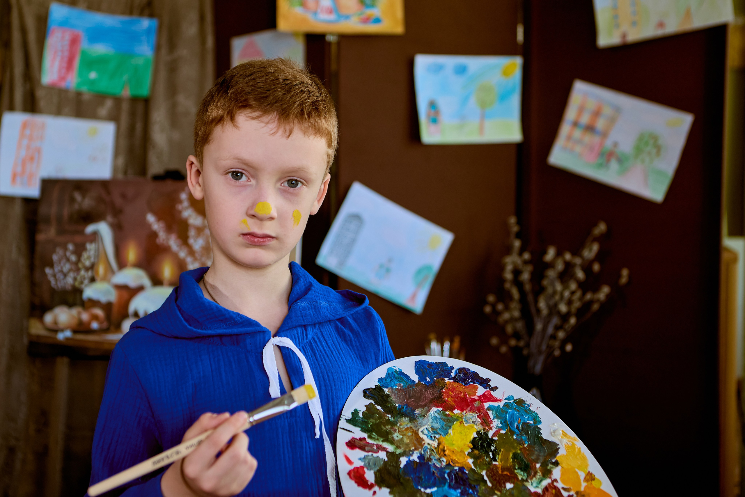 Творческая фотосессия художники