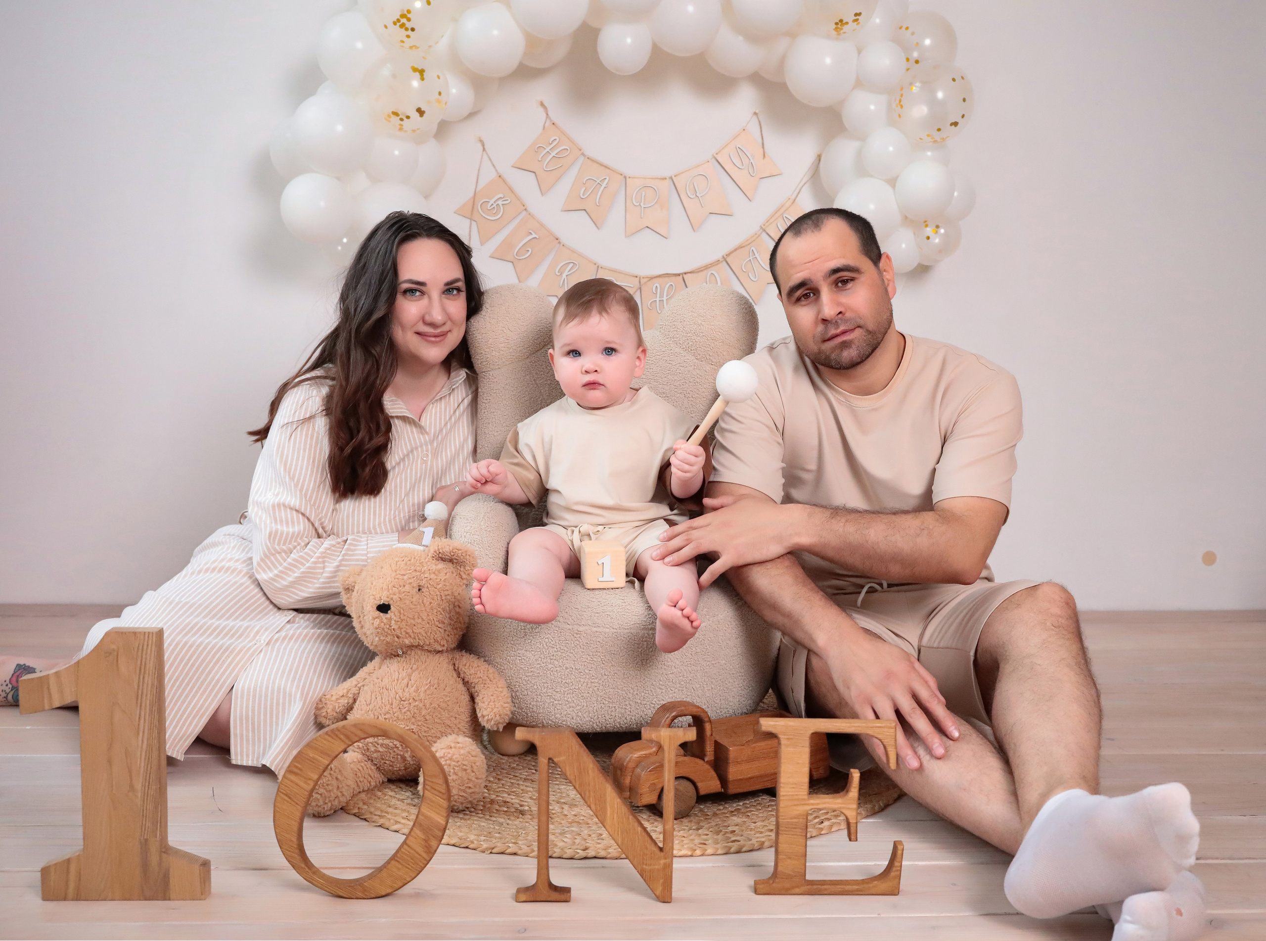 1 годик Шамиля. Фотограф г. Хабаровск. Семейные и индивидуальные съёмки