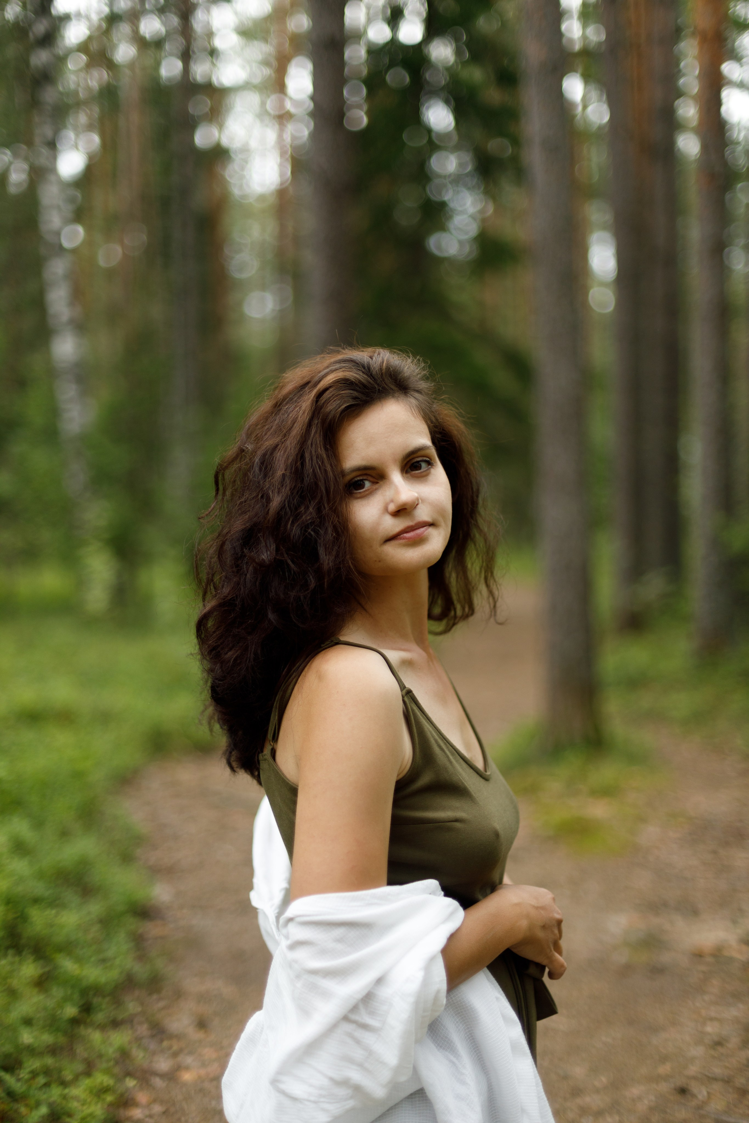 Настя в лесу. Фотограф в Санкт-Петербурге Ксения Андреева