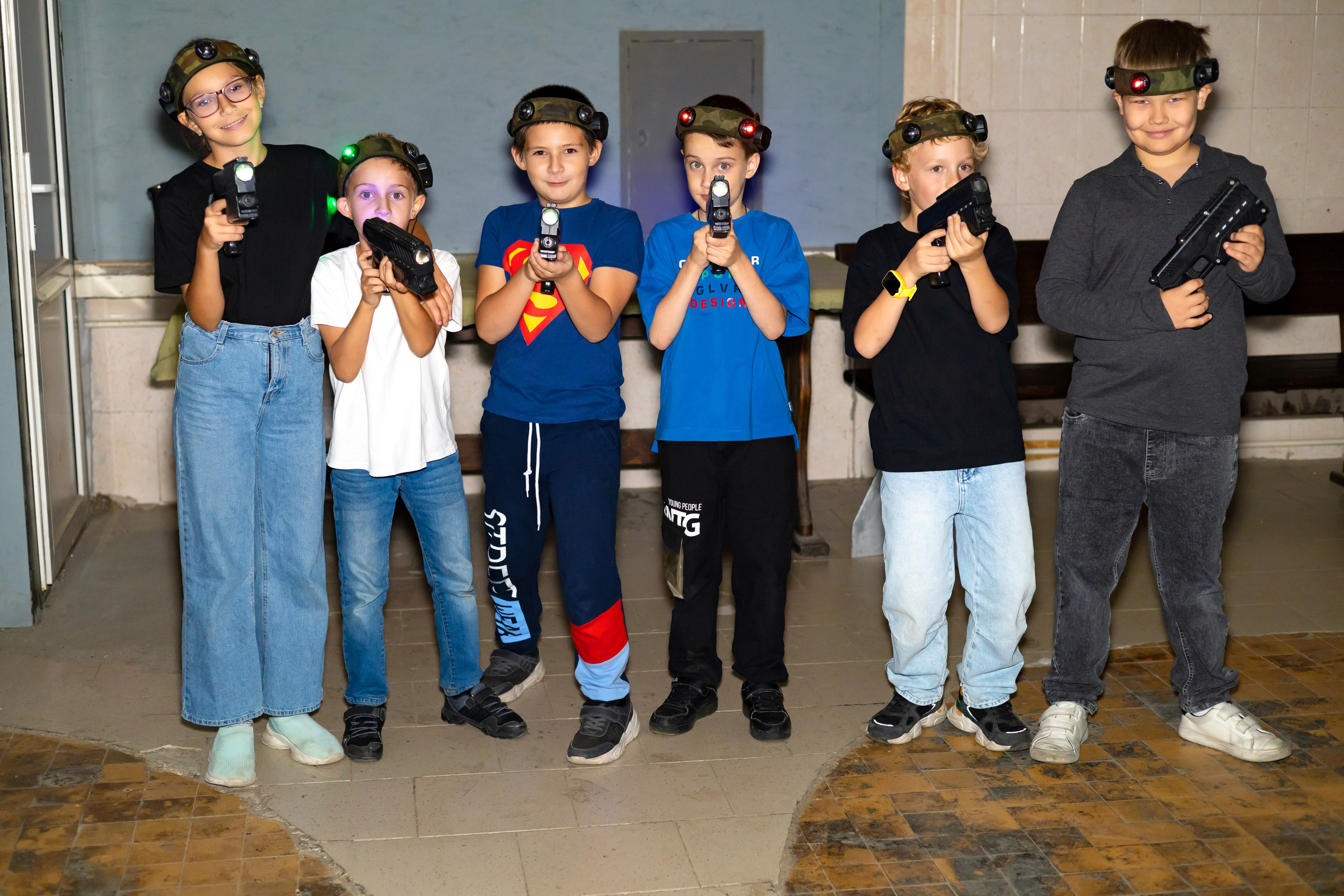 День рождения Максима в Лазертаг. Фотограф Москва