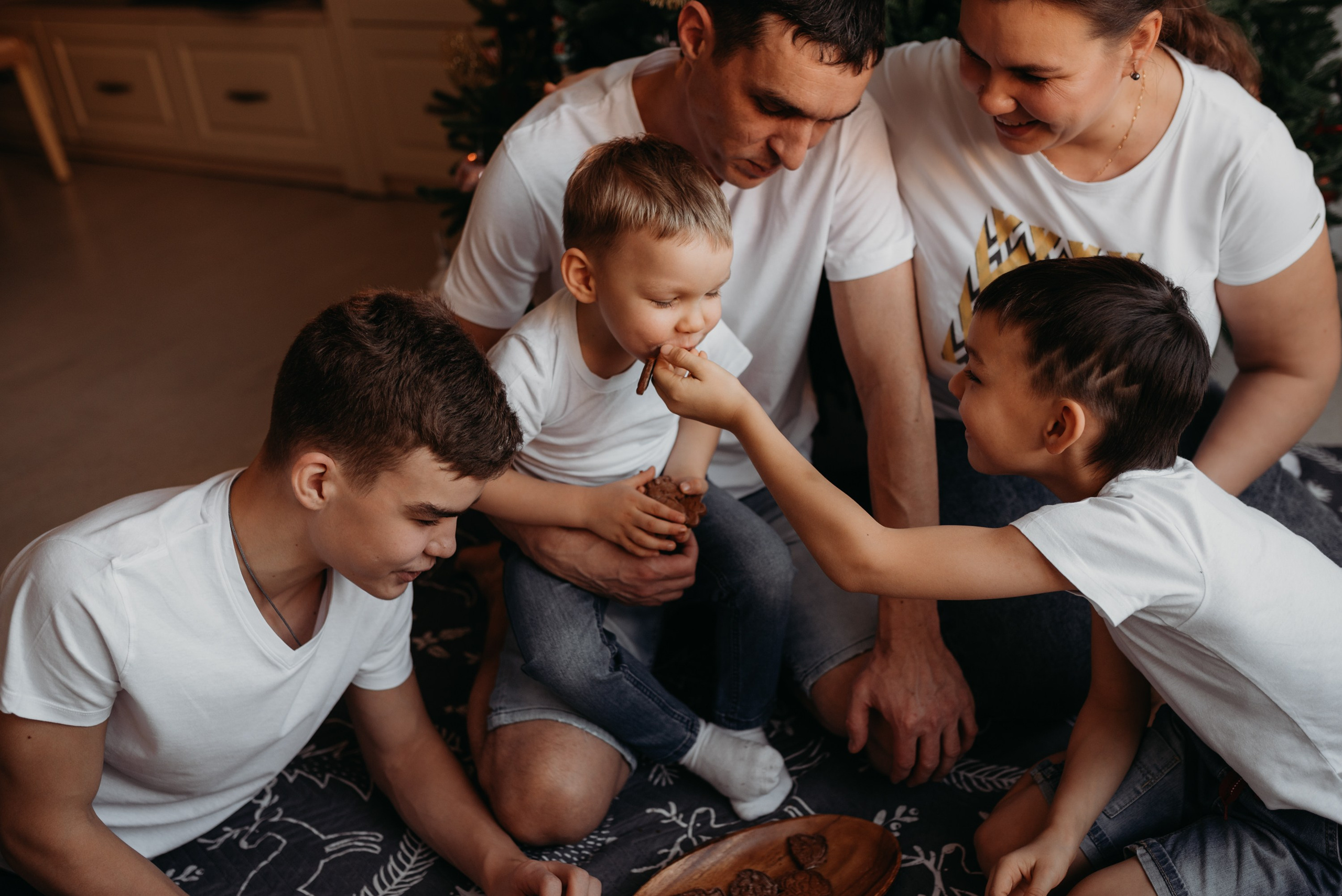 Юлия, Алексей, Тихон, Трофим и Потап. Семейный и детский фотограф в Новосибирске и Краснообске — Анна Ким