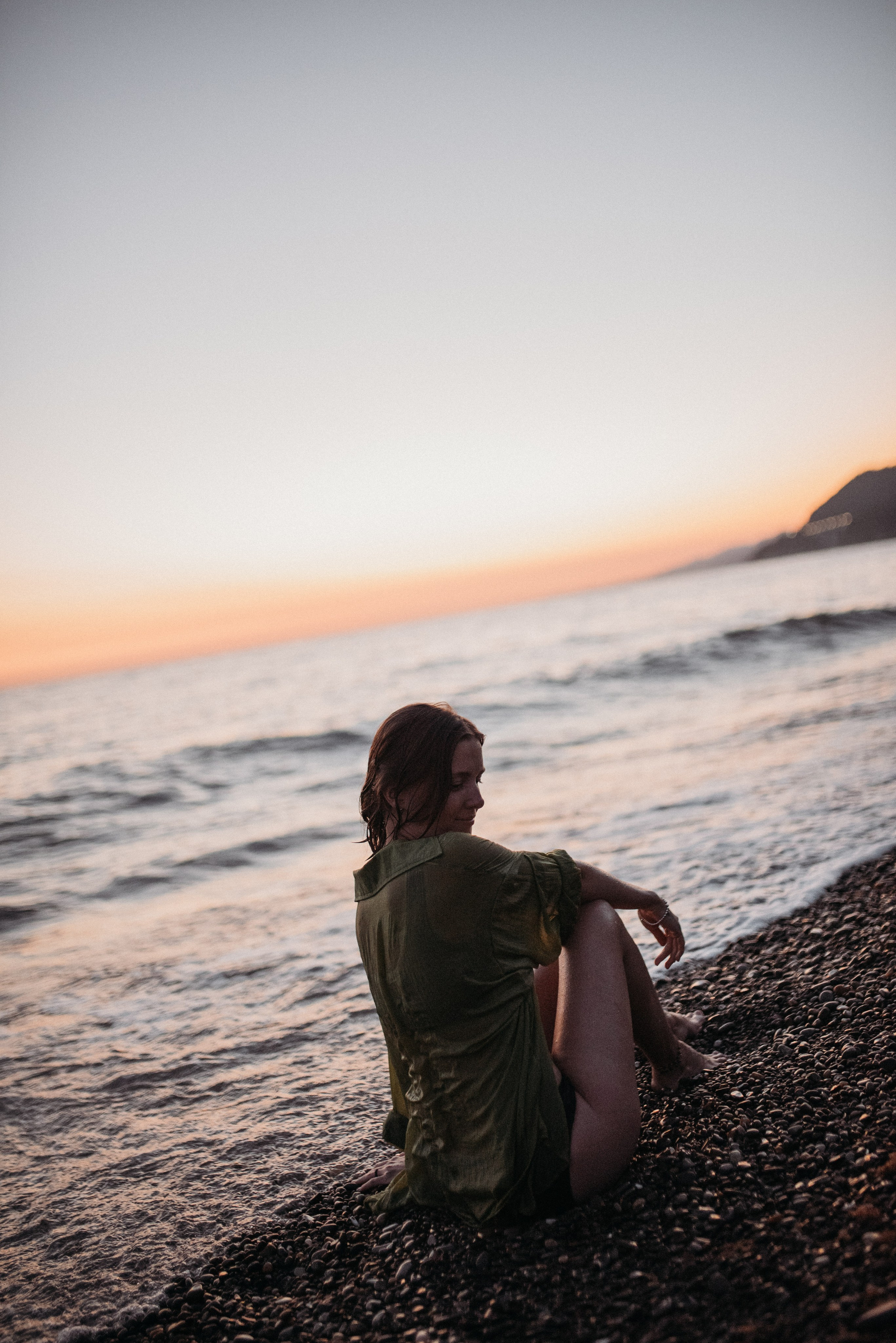 Женский портрет фотосессия в Сочи на берегу моря. Фотограф в Сочи — Маргарита Поганова