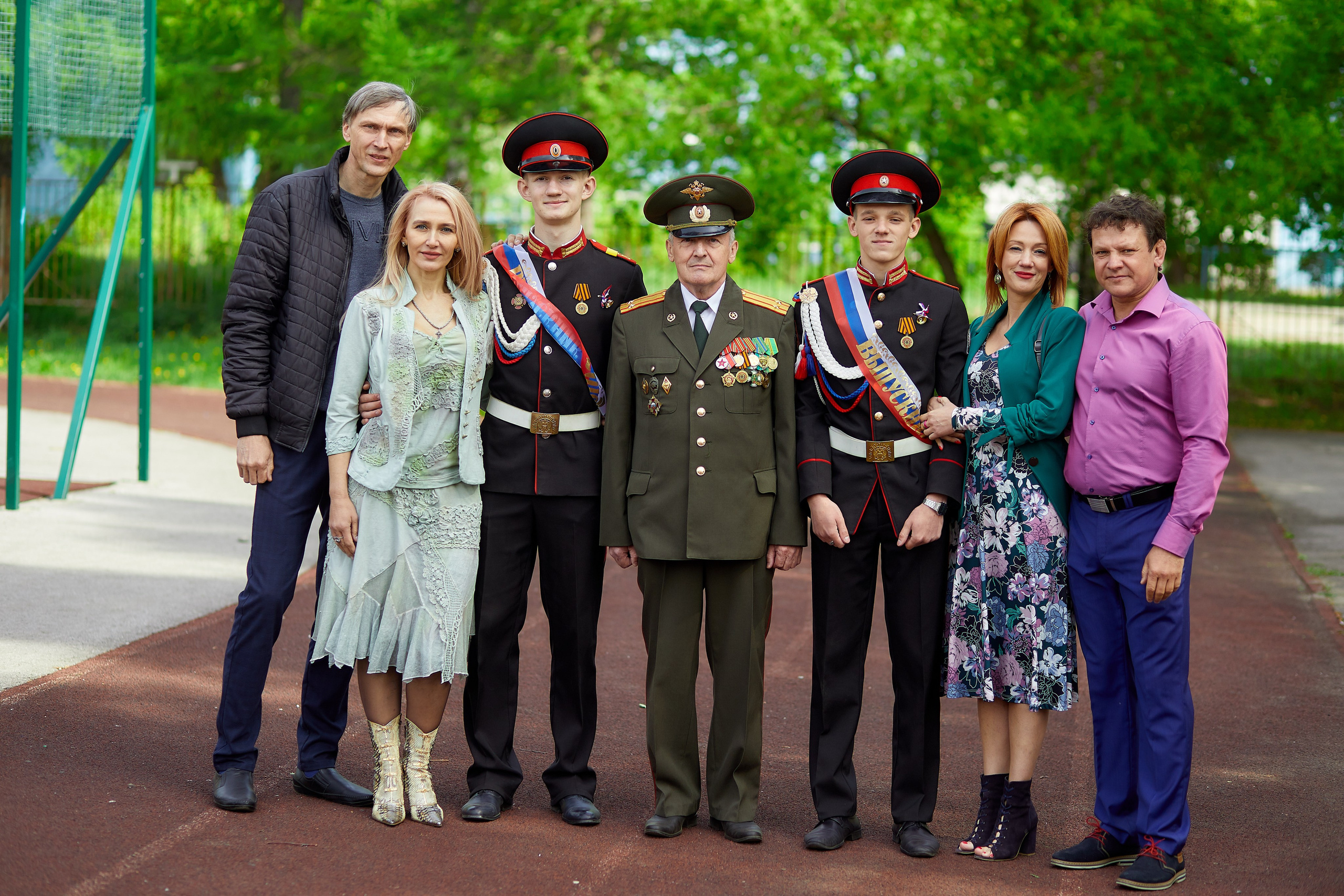 Кадеты последний звонок. Фотограф Вячеслав Фарунин