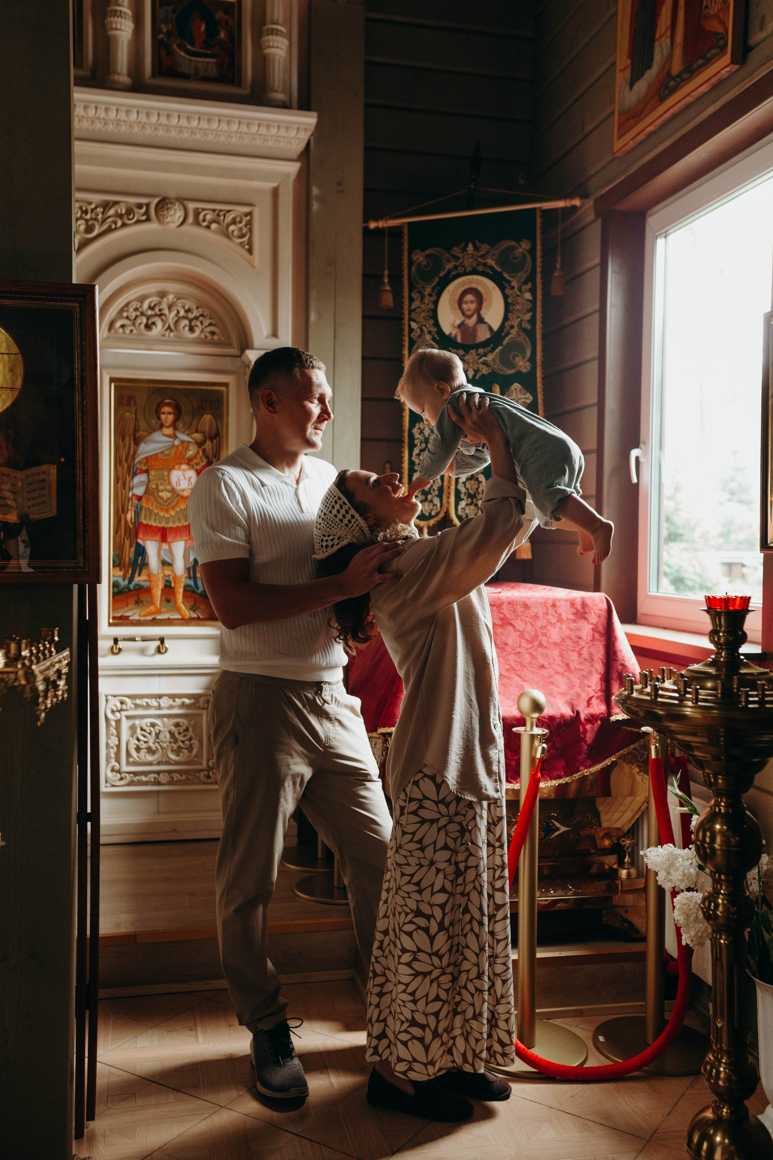 Крещение Ванечки. Семейный фотограф во Всеволожске и Санкт-Петербурге Юлия Капустина