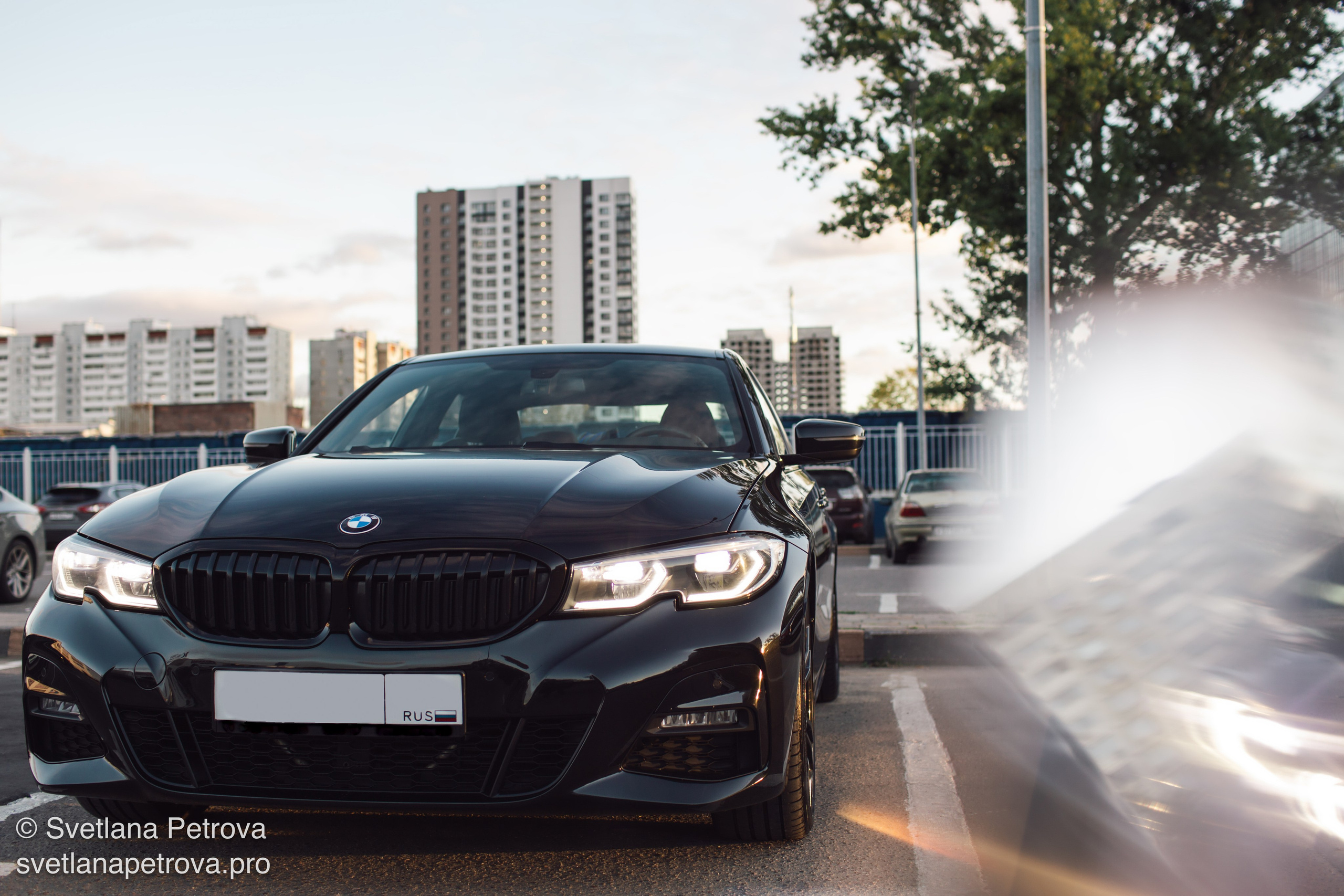 Предметная съёмка. Автофотосессия BMW G20. Осень 2025. Фотограф Светлана Петрова