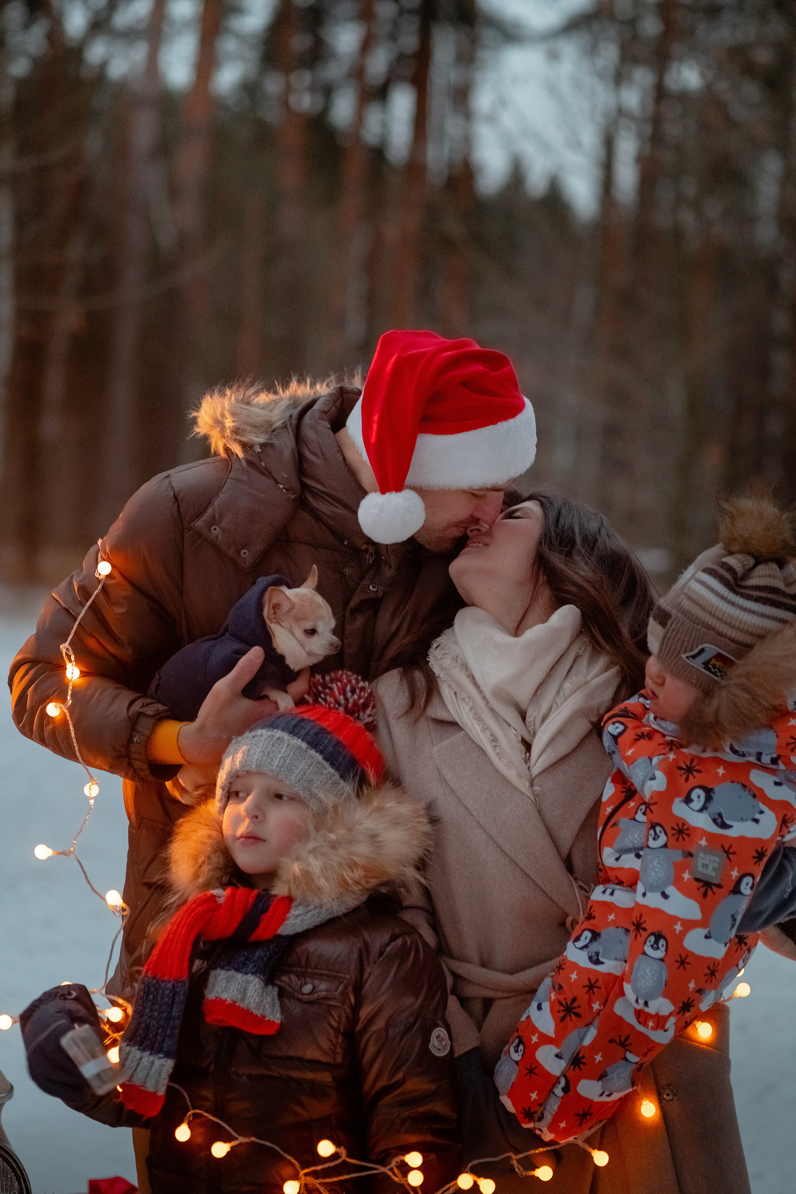 Новогоднее шале в подмосковье. Семейный и свадебный фотограф в Москве Нина Гусева