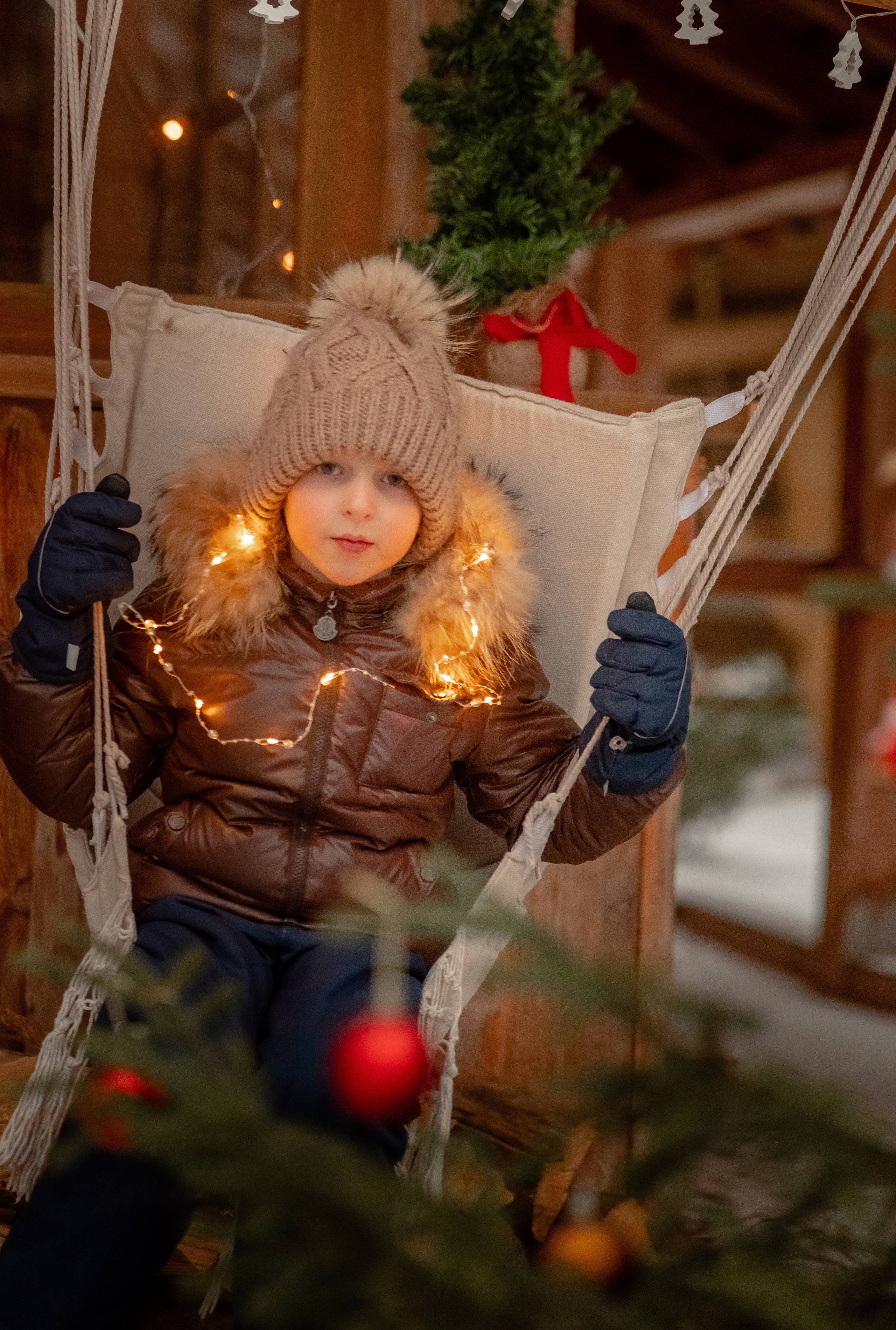 Новогоднее шале в подмосковье. Семейный и свадебный фотограф в Москве Нина Гусева