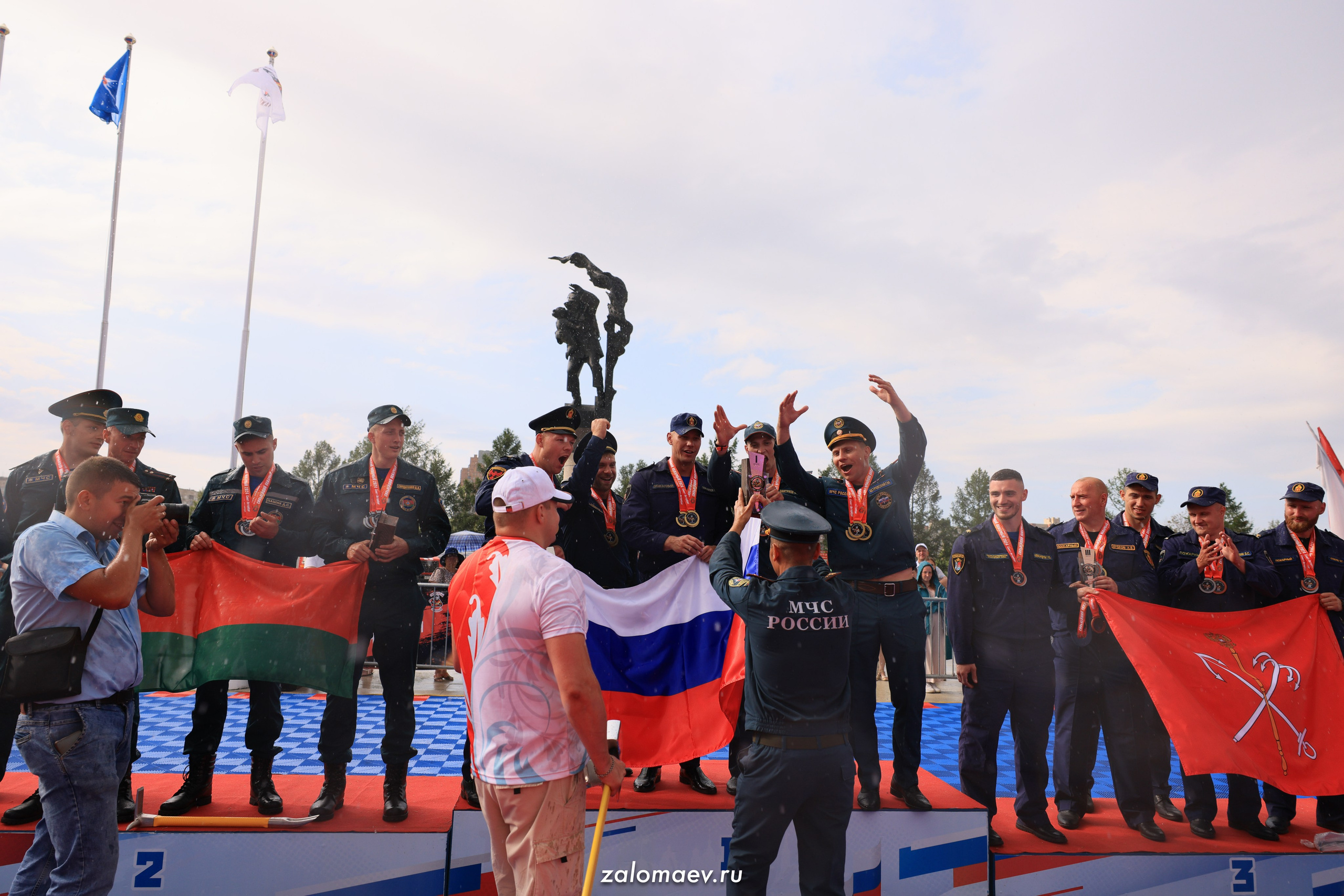 Сильнейший пожарный. Фотограф Александр Заломаев