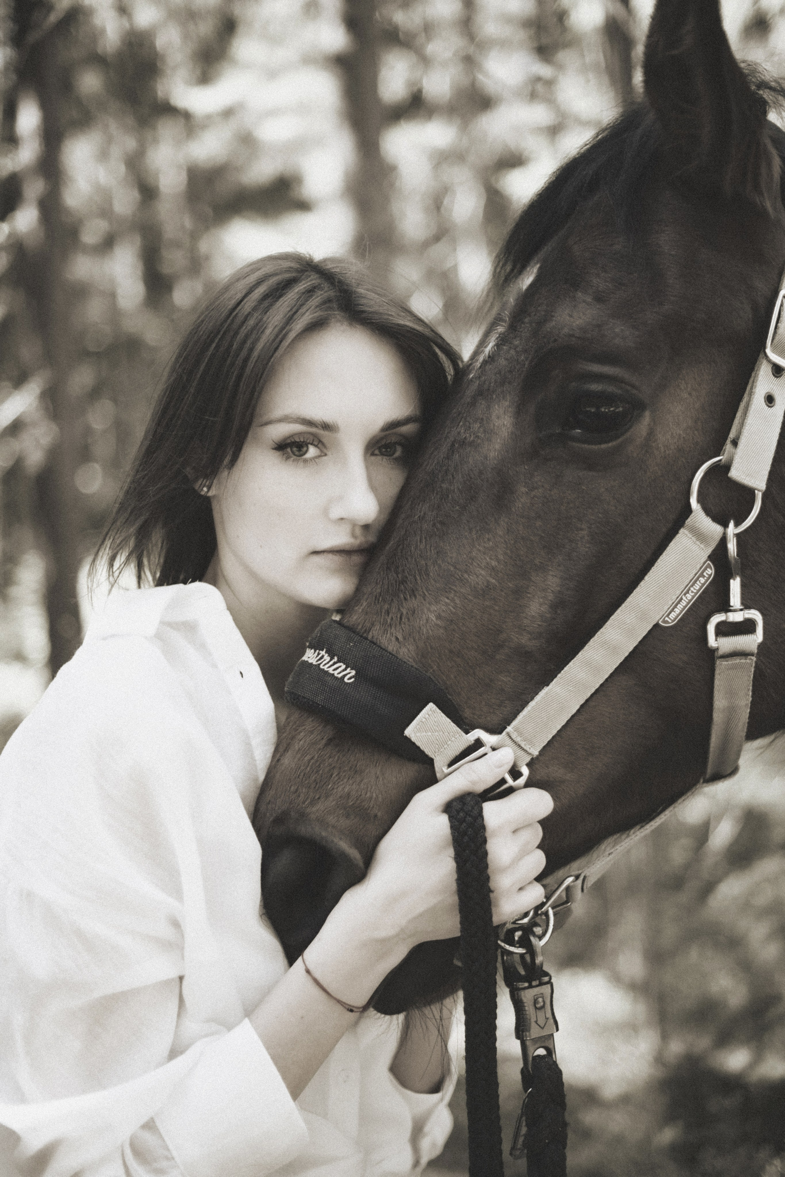 Наташа. Съёмка с лошадкой. Lickord