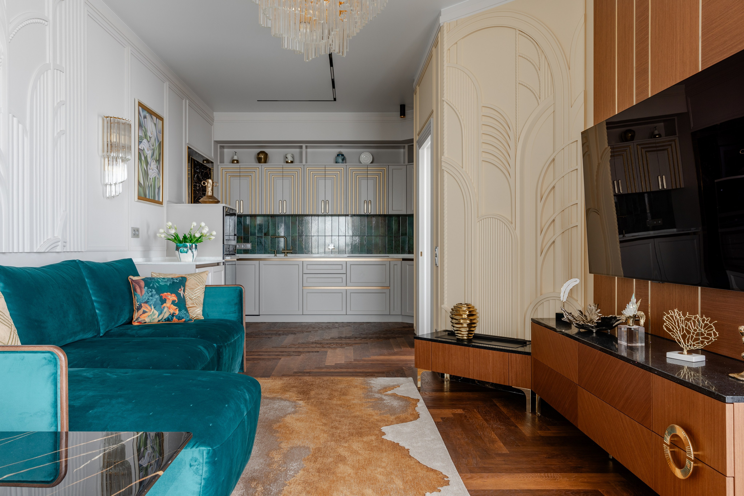 Интерьерная фотосъемка дизайн проекта в ЖК "Красная Площадь". Интерьерный фотограф Москва