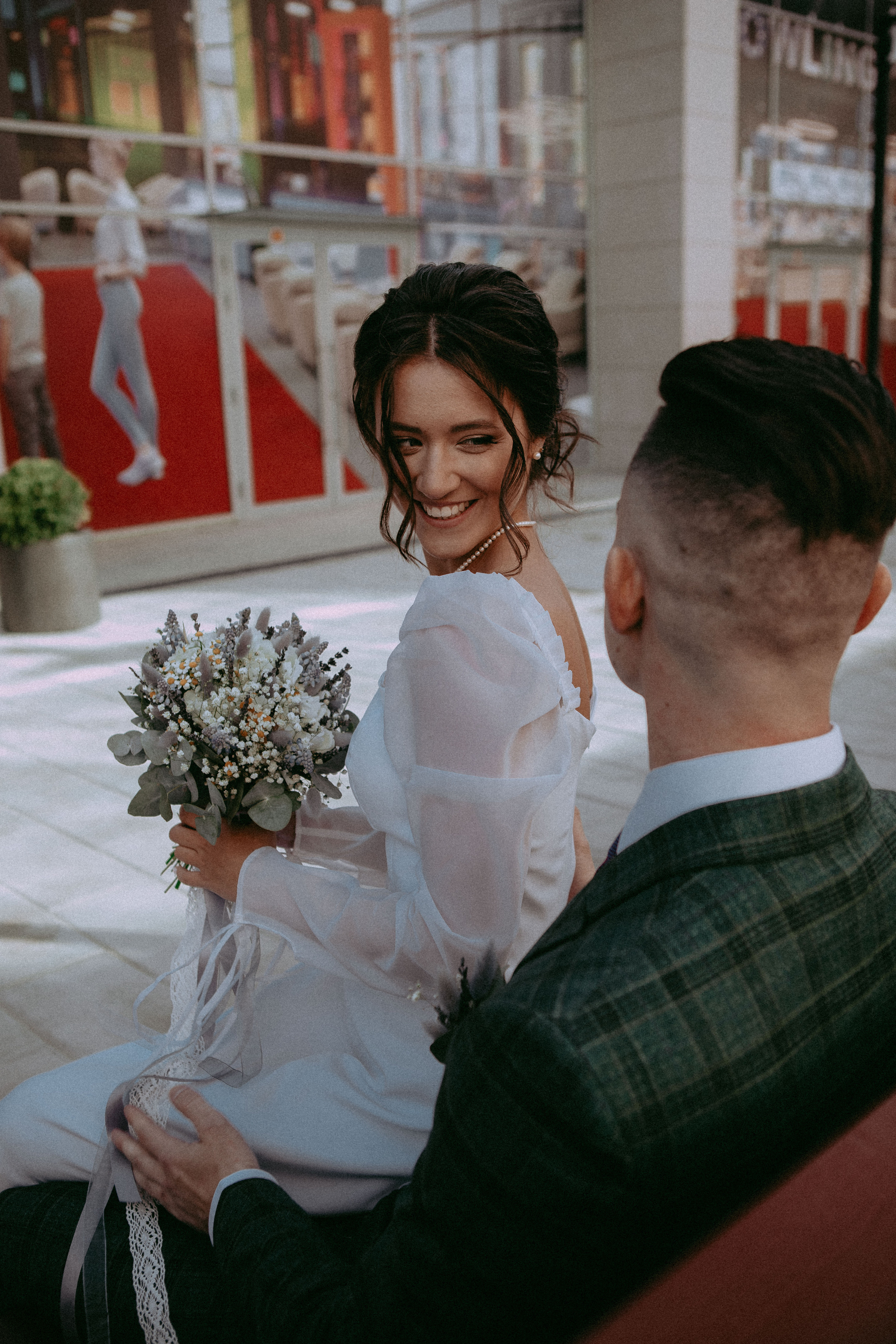 Василиса и Стас. Роспись на колесе обозрения. Свадебный и портретный фотограф в Москве Анастасия Масюк