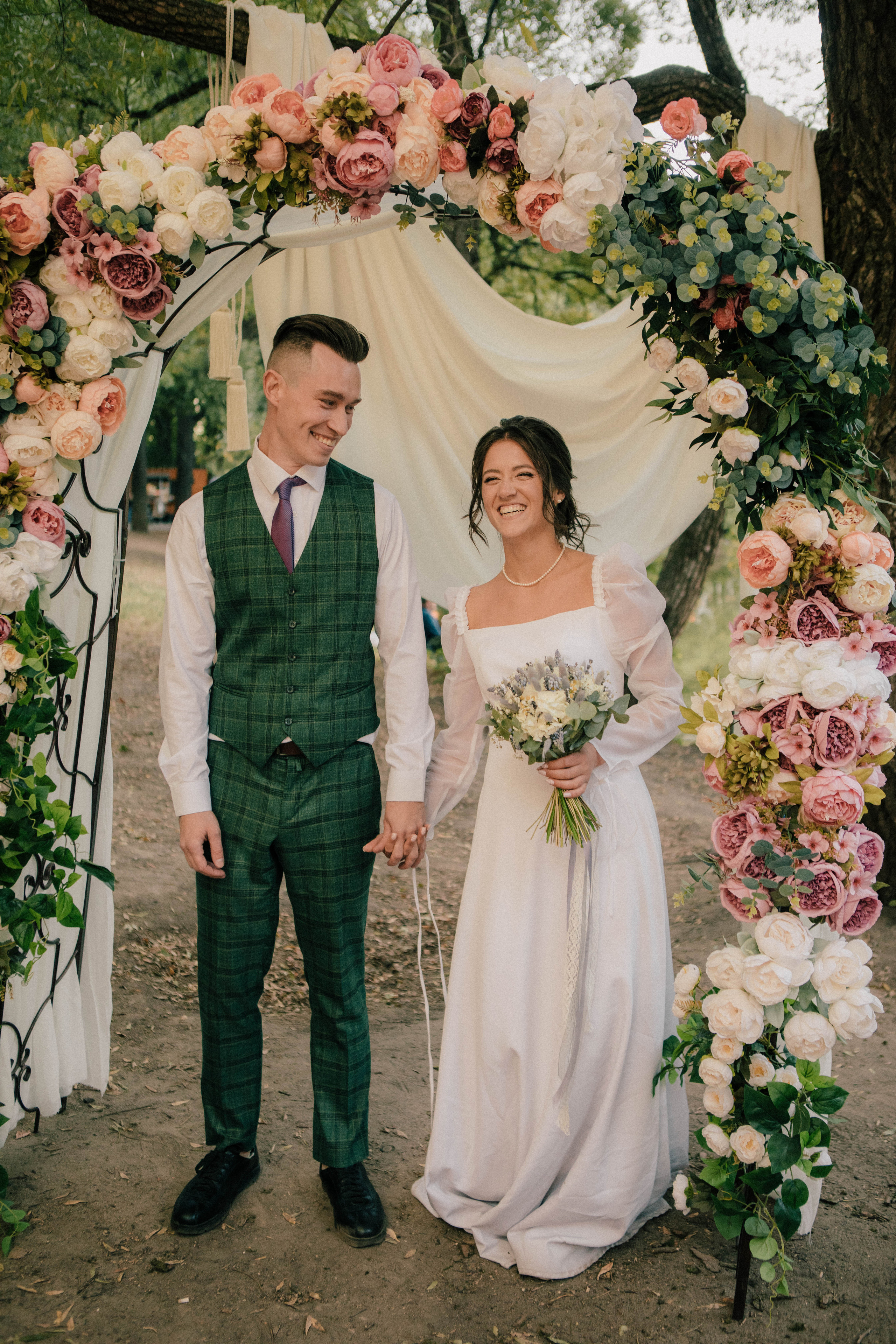 Василиса и Стас. Роспись на колесе обозрения. Свадебный и портретный фотограф в Москве Анастасия Масюк