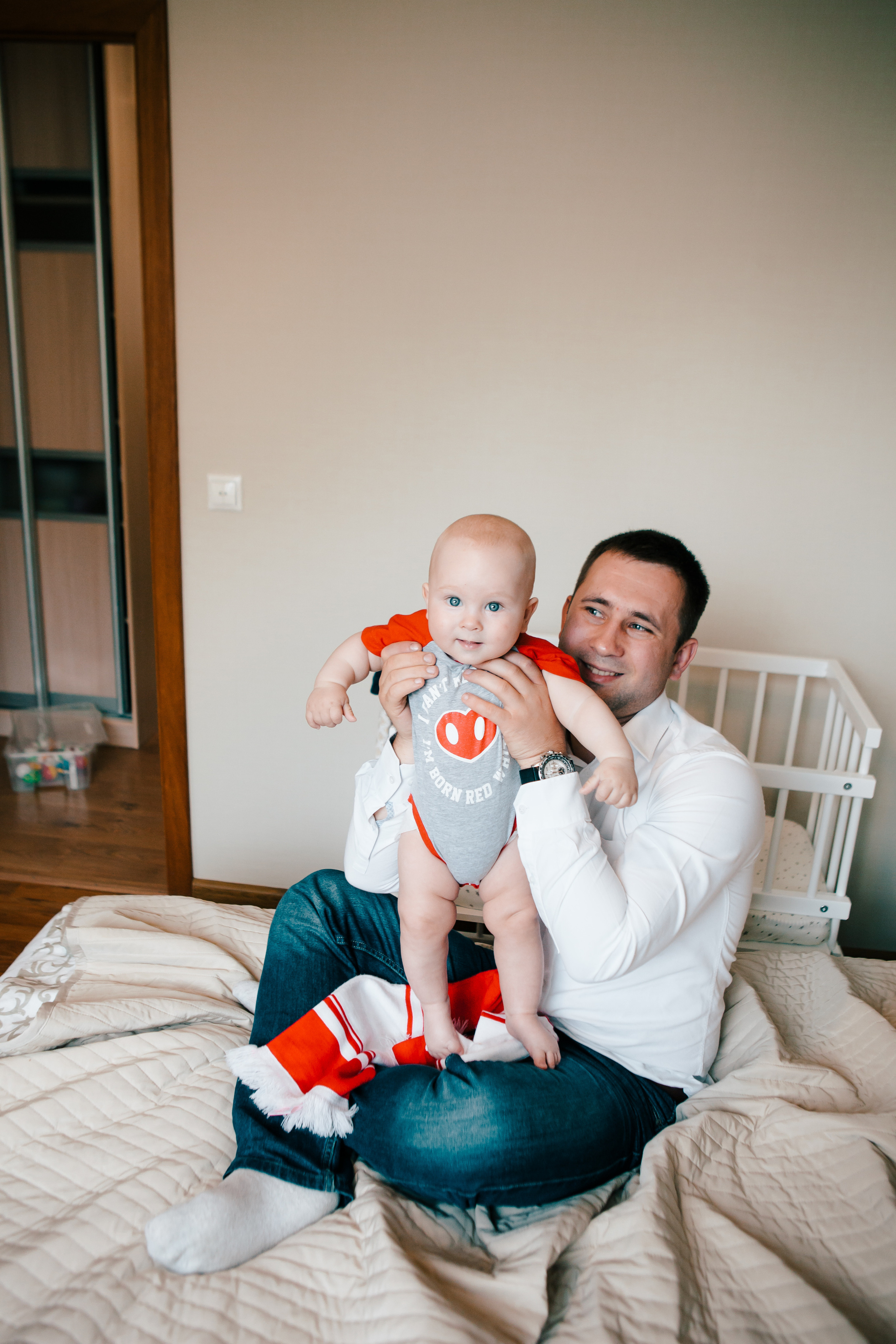 Саше годик. Фотосессия дома. Свадебный и портретный фотограф в Москве Анастасия Масюк