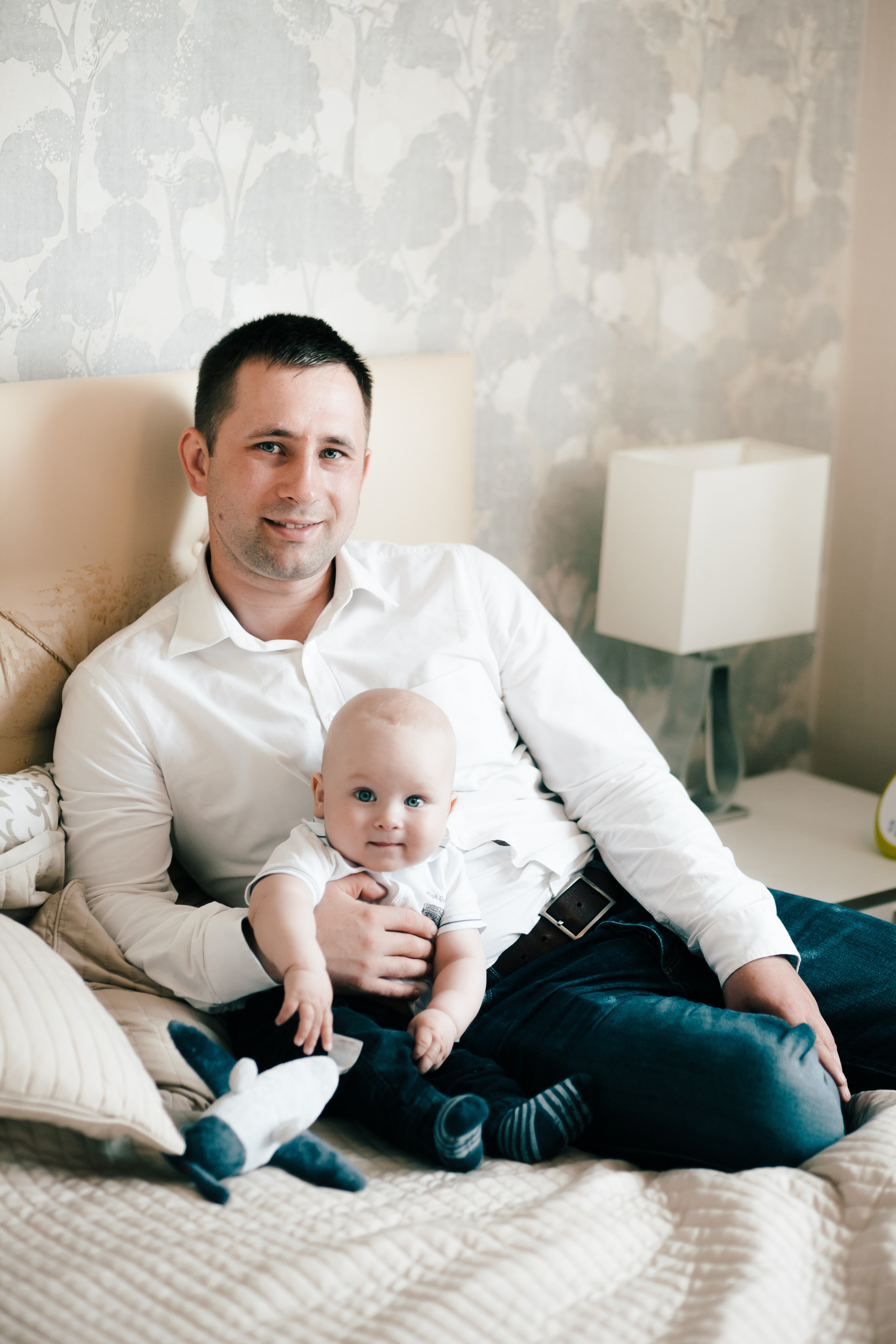 Саше годик. Фотосессия дома. Свадебный и портретный фотограф в Москве Анастасия Масюк