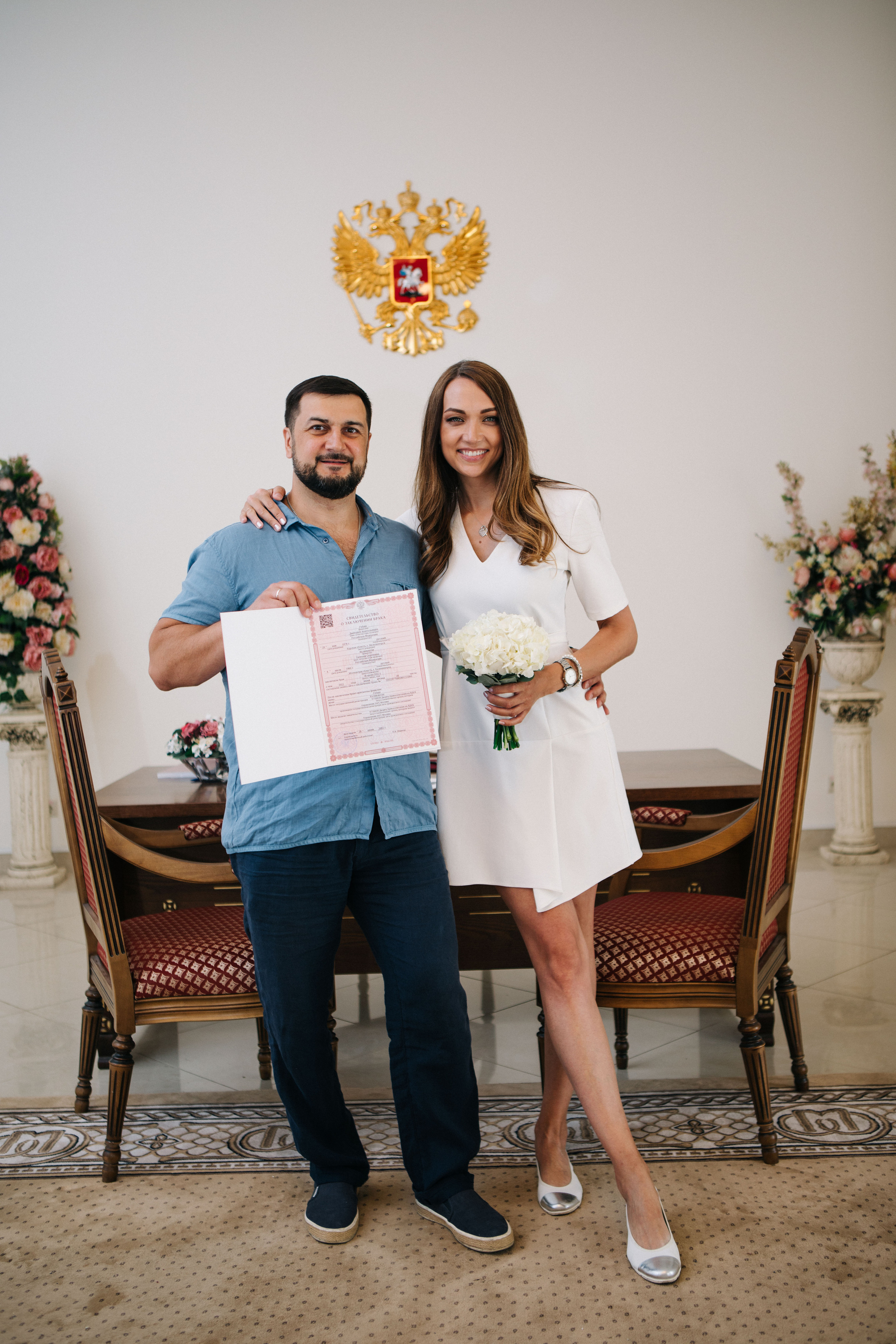 Женя и Дима. Роспись в ЗАГСе ВДНХ. Свадебный и портретный фотограф в Москве Анастасия Масюк