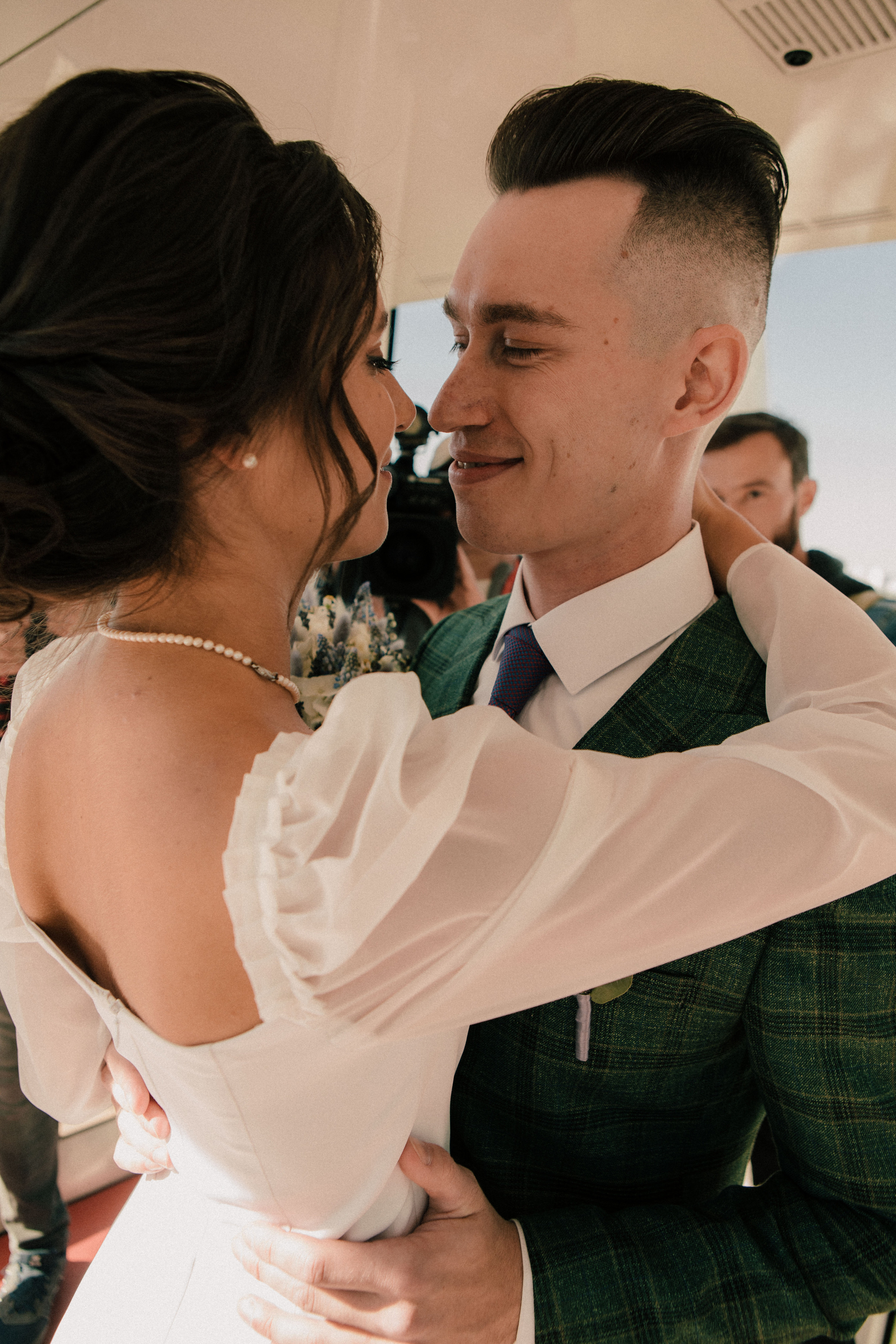 Василиса и Стас. Роспись на колесе обозрения. Свадебный и портретный фотограф в Москве Анастасия Масюк