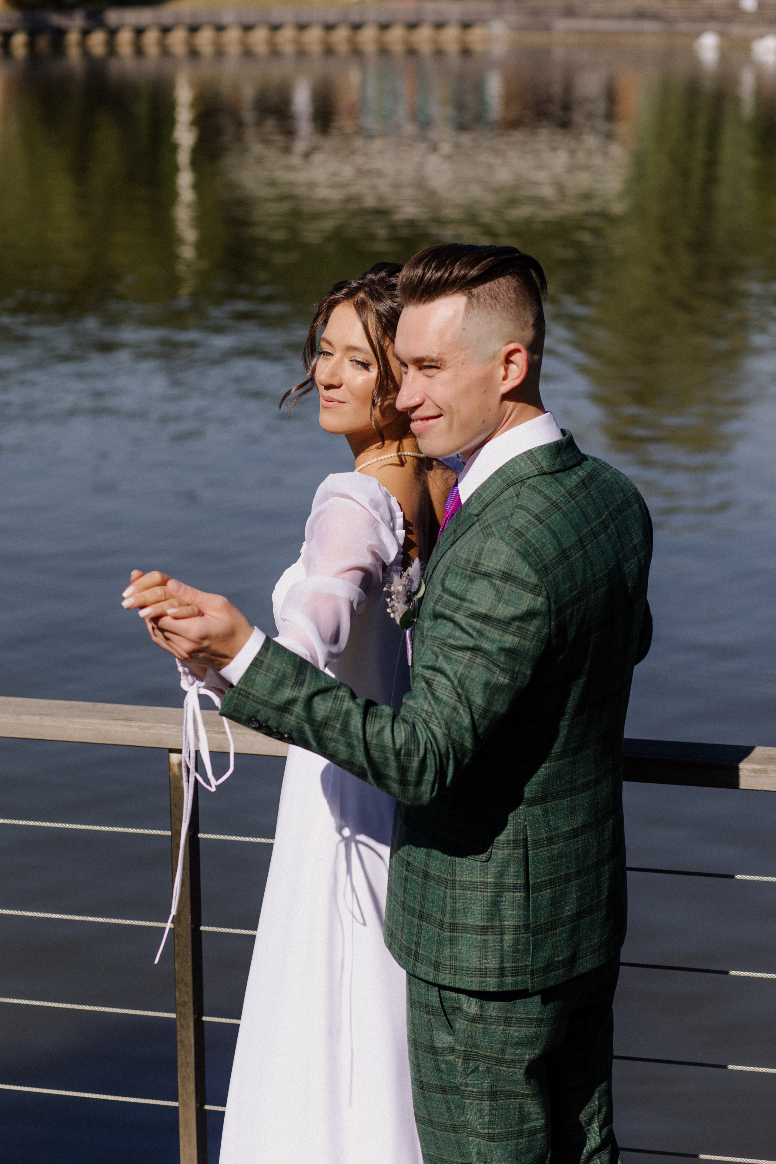 Василиса и Стас. Роспись на колесе обозрения. Свадебный и портретный фотограф в Москве Анастасия Масюк