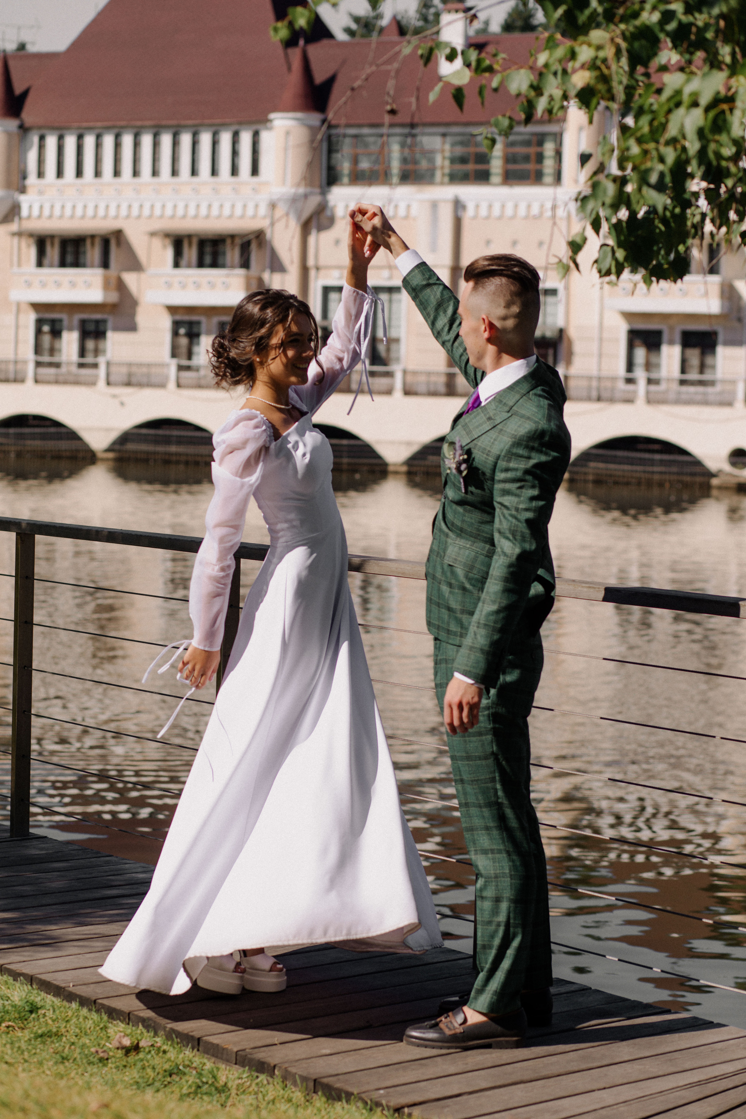 Василиса и Стас. Роспись на колесе обозрения. Свадебный и портретный фотограф в Москве Анастасия Масюк