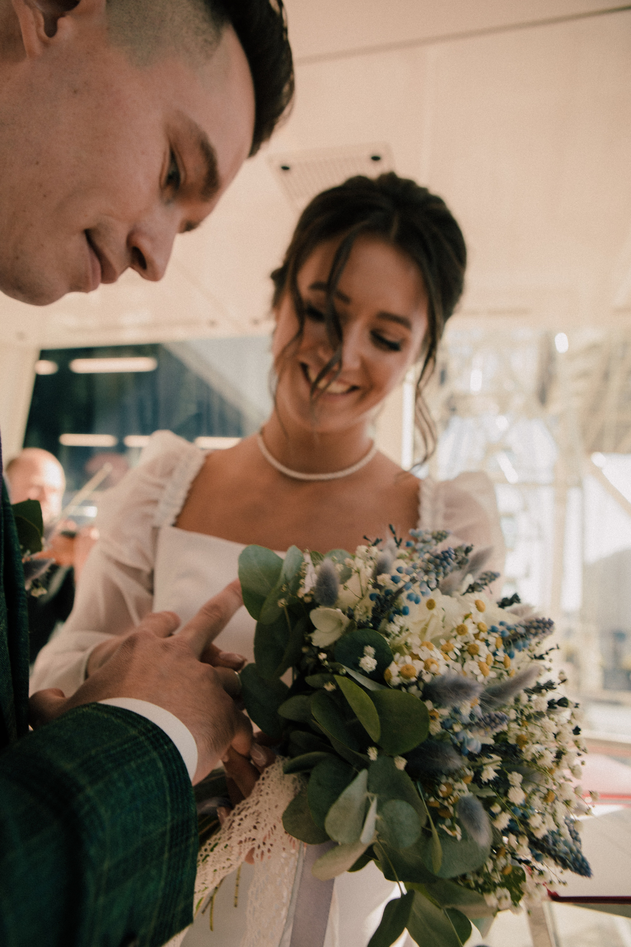 Василиса и Стас. Роспись на колесе обозрения. Свадебный и портретный фотограф в Москве Анастасия Масюк