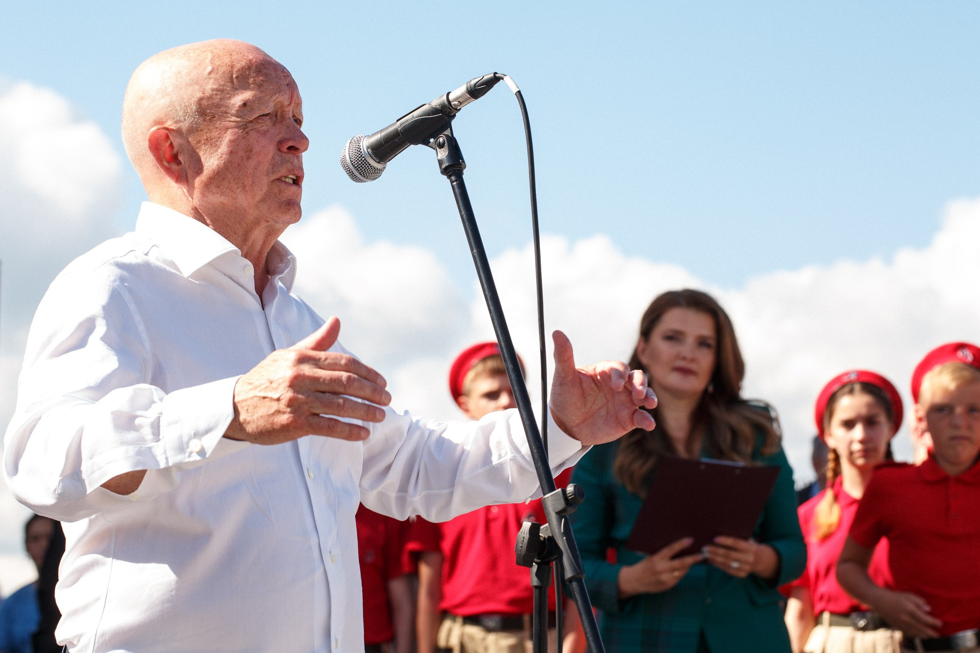 ОТКРЫТИЕ ПАМЯТНИКА. Рабочая сторона — бизнес портрет и репортаж в Санкт-Петербурге