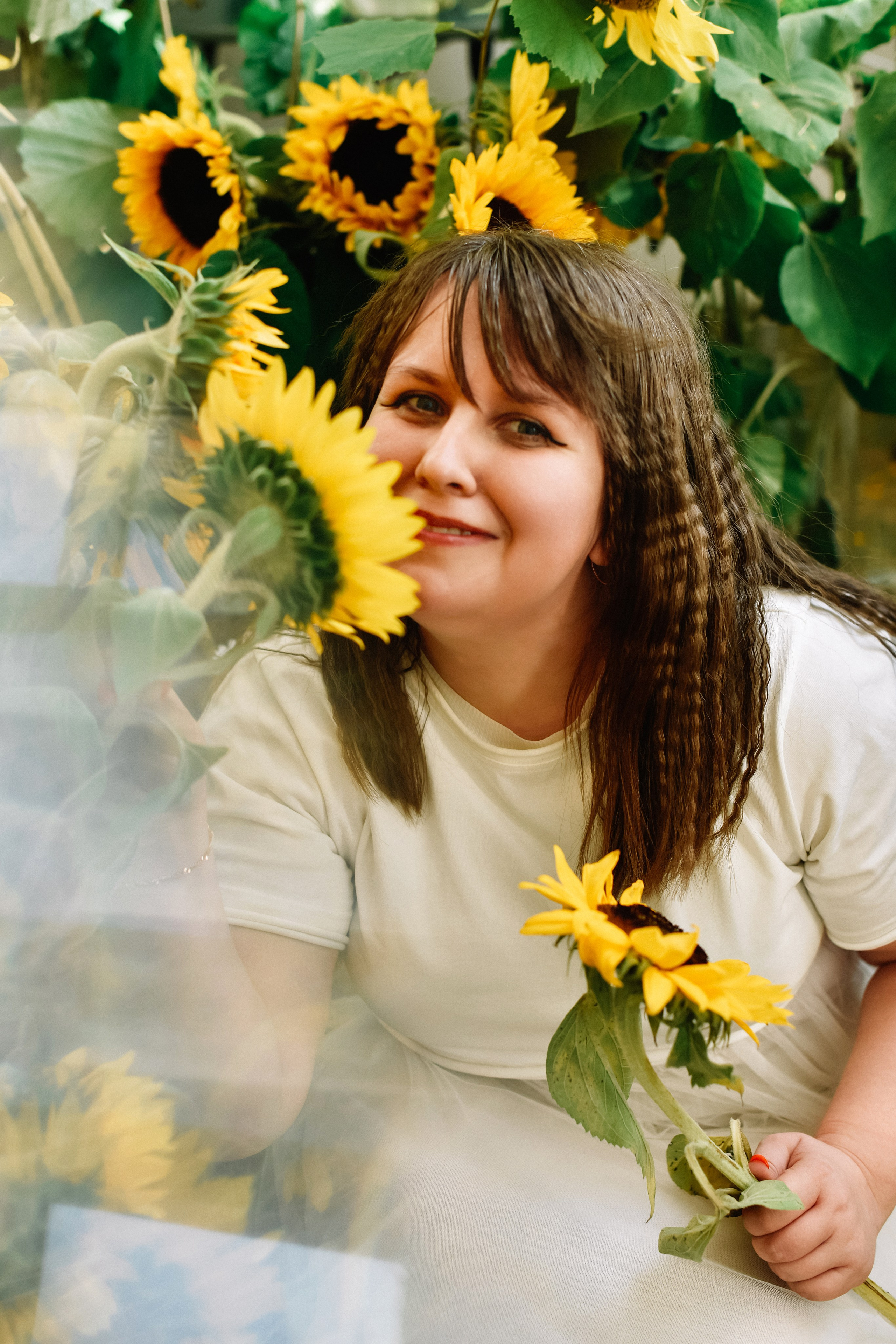 Анна подсолнухи