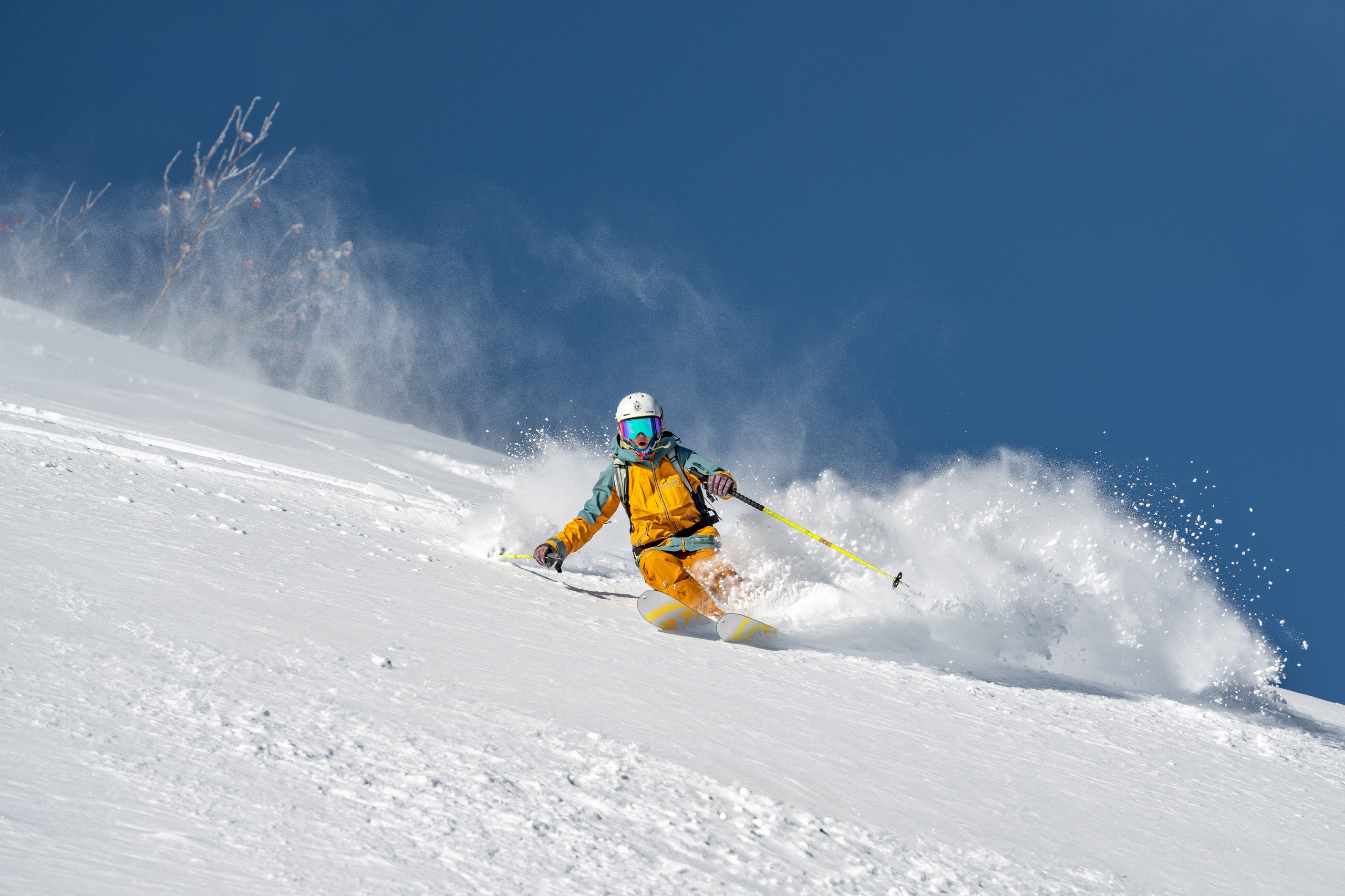 Внетрассовое катание в рамках фрирайд кэмпа с Еленой Ануфриковой. Репортажный фотограф в Красной Поляне и Сочи Павлюченко Екатерина