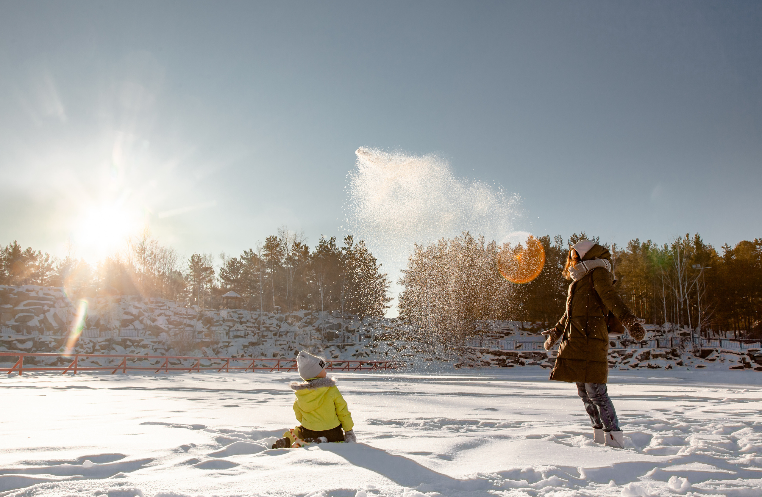 Мороз и солнце/огоньки в темноте. Свадебный и семейный фотограф Екатеринбург Настя Саедгалина