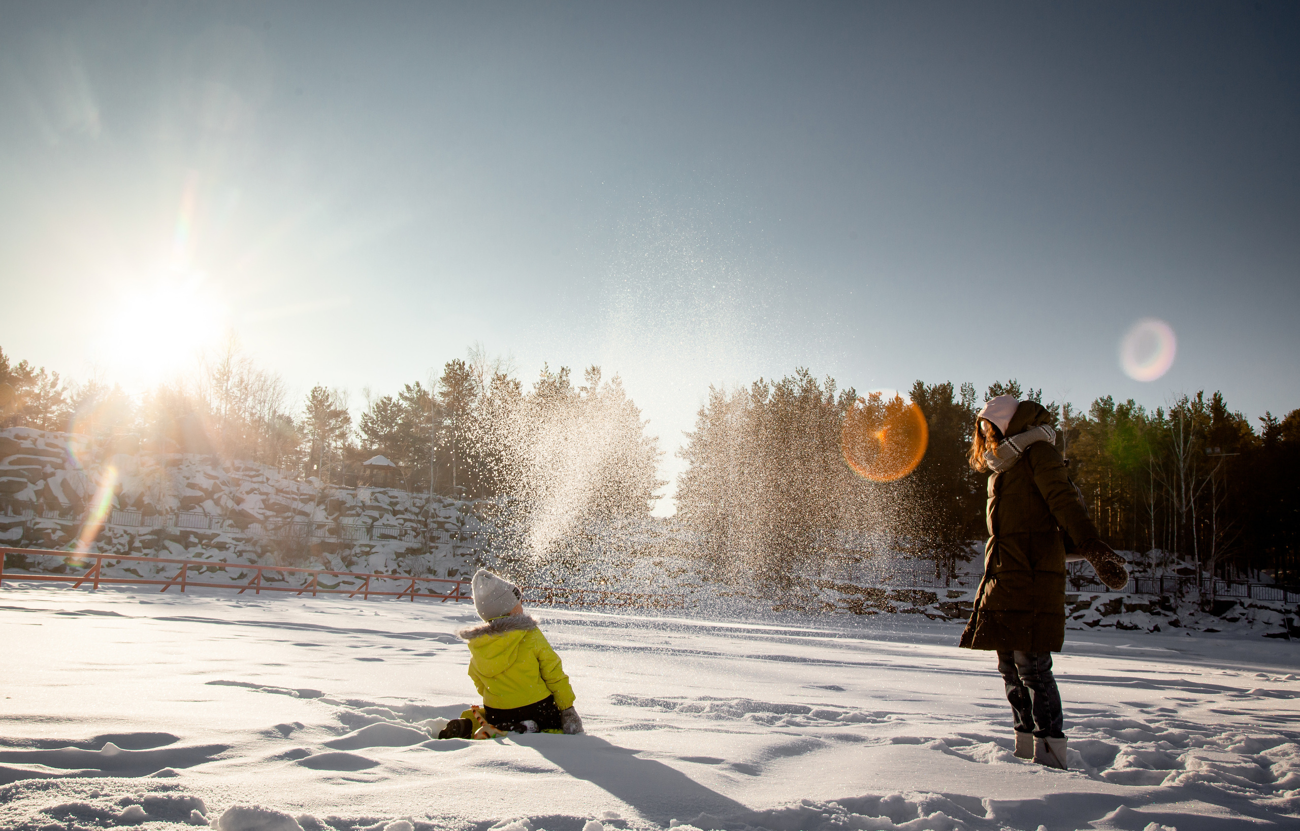 Мороз и солнце/огоньки в темноте. Свадебный и семейный фотограф Екатеринбург Настя Саедгалина