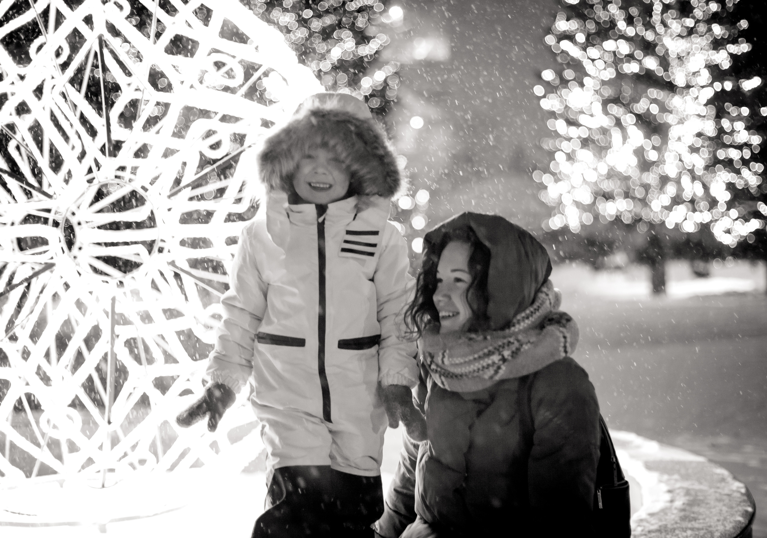Мороз и солнце/огоньки в темноте. Свадебный и семейный фотограф Екатеринбург Настя Саедгалина