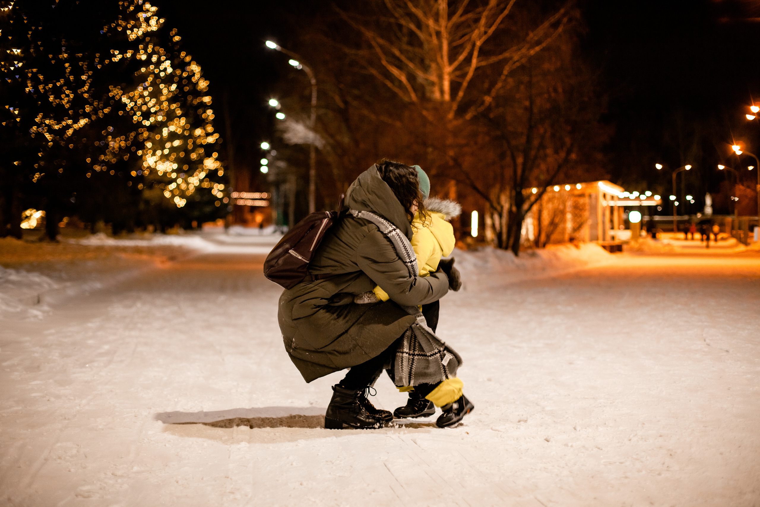 Мороз и солнце/огоньки в темноте. Свадебный и семейный фотограф Екатеринбург Настя Саедгалина