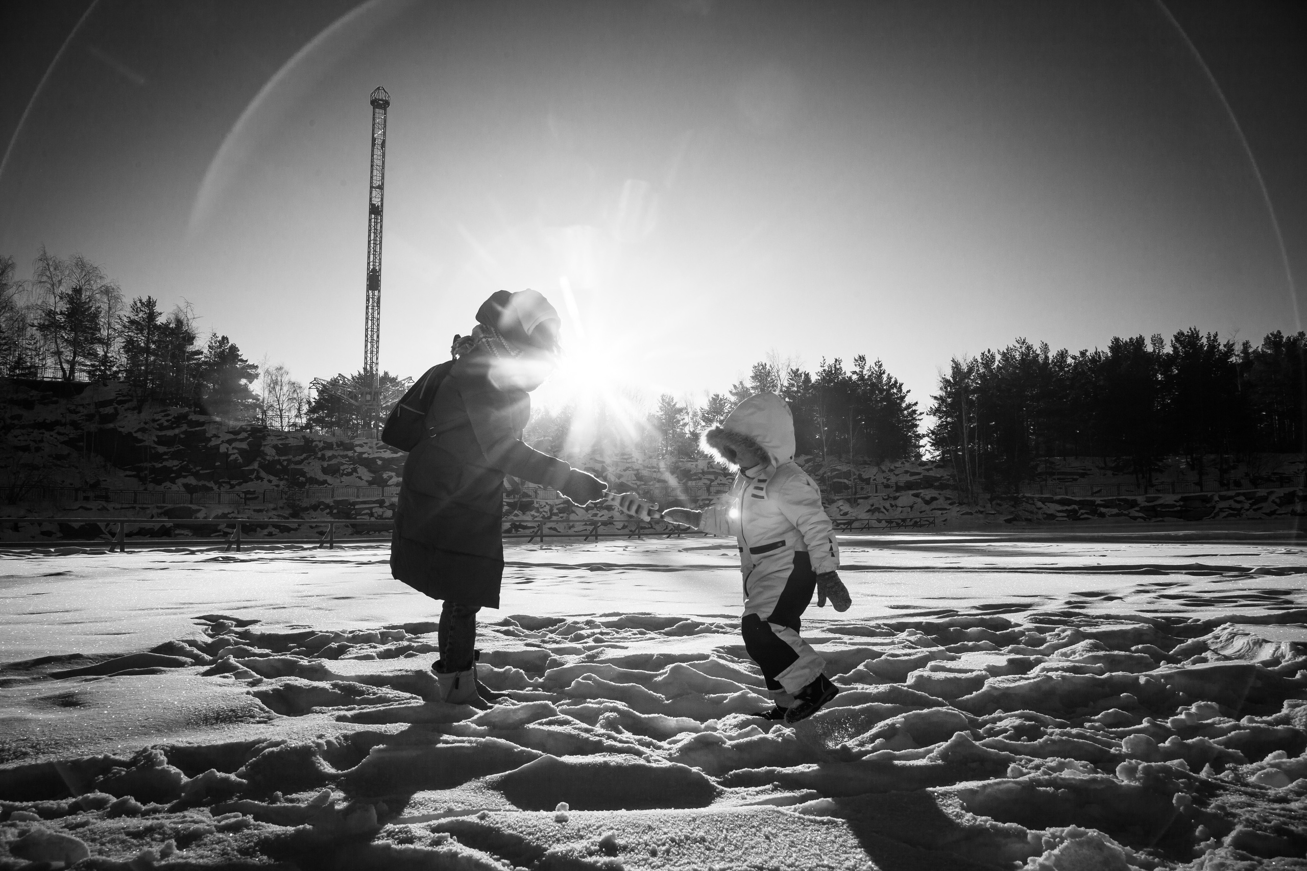 Мороз и солнце/огоньки в темноте. Свадебный и семейный фотограф Екатеринбург Настя Саедгалина