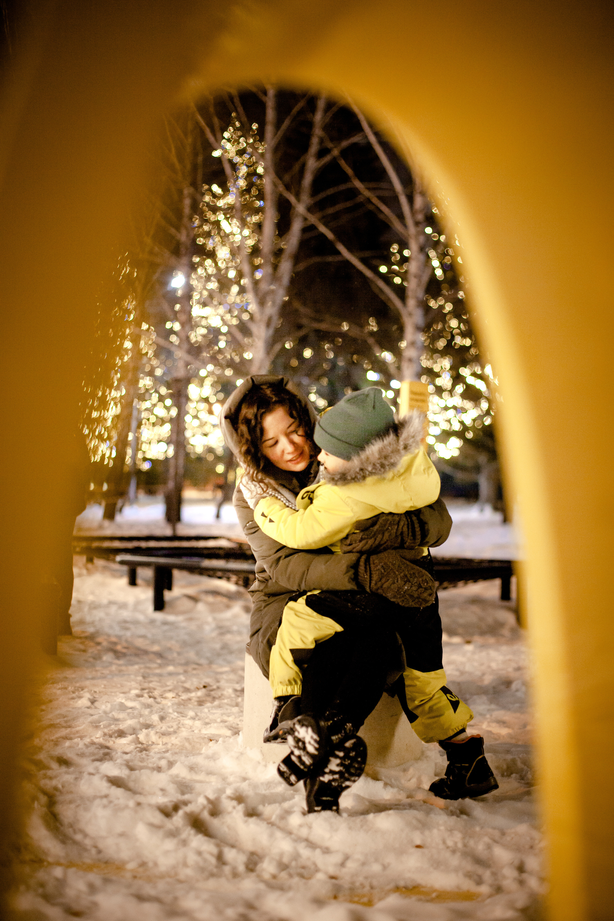 Мороз и солнце/огоньки в темноте. Свадебный и семейный фотограф Екатеринбург Настя Саедгалина
