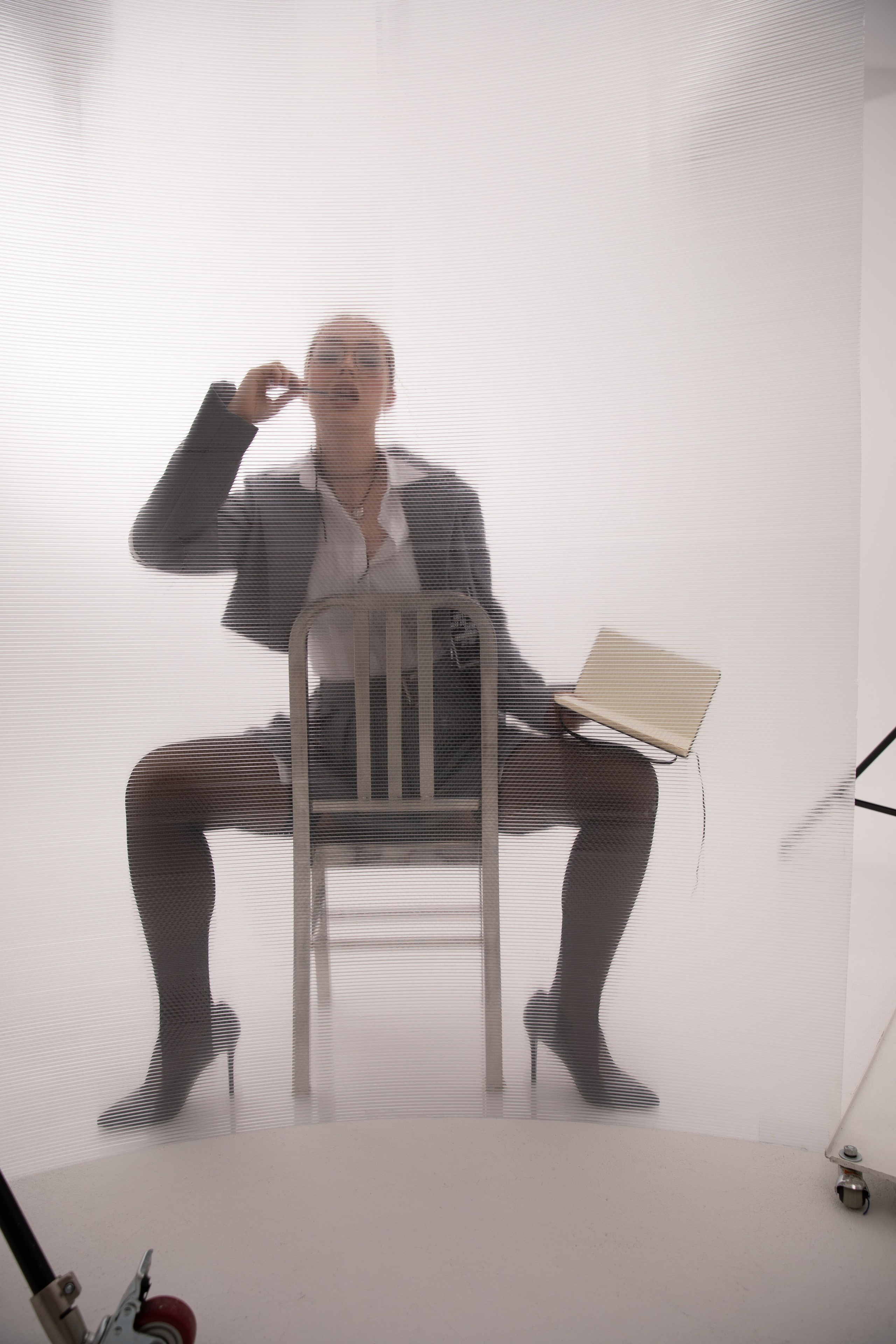 Retouching a full-length portrait