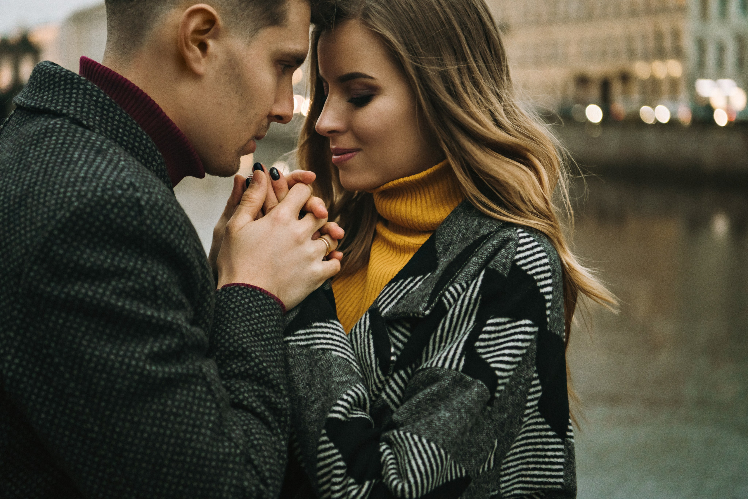 Настя и Игорь. Вечерний центр. Свадебный фотограф в Санкт-Петербурге София Шубик