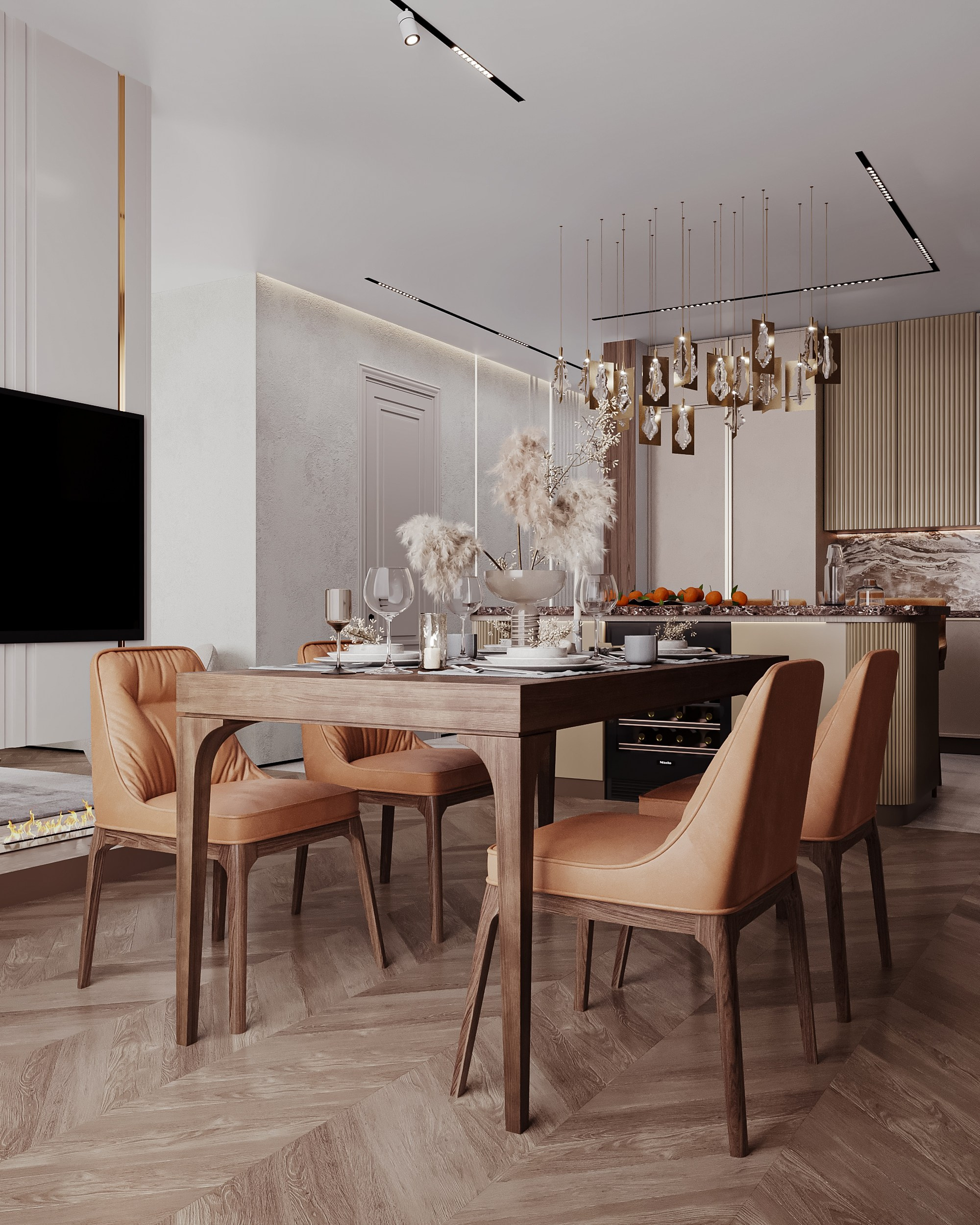 ЖК Хендлайнер 103 м². 3Д-Визуализация Наталья Макогонова