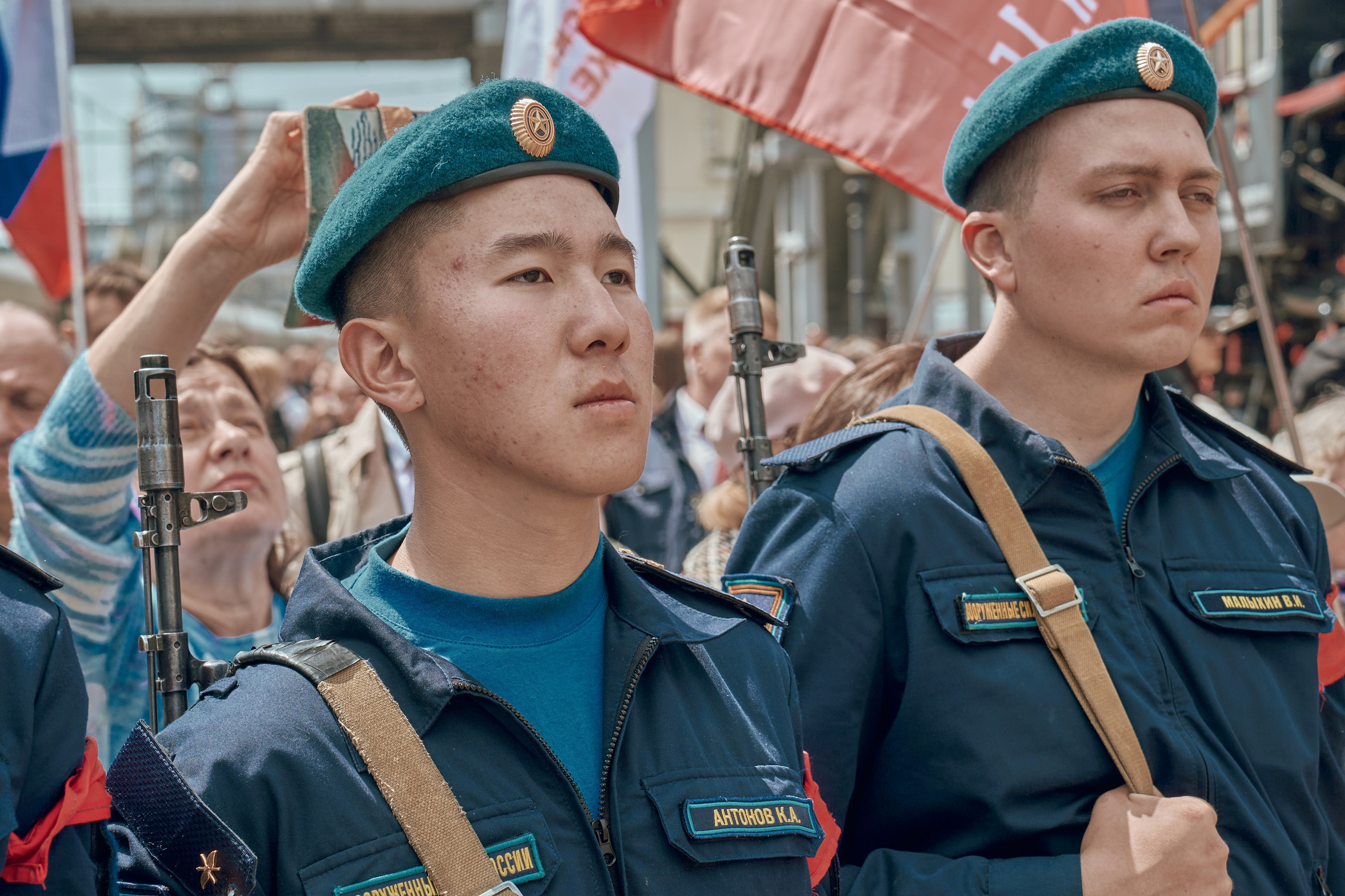 Поезд Победы!. Фотограф во Владивостоке