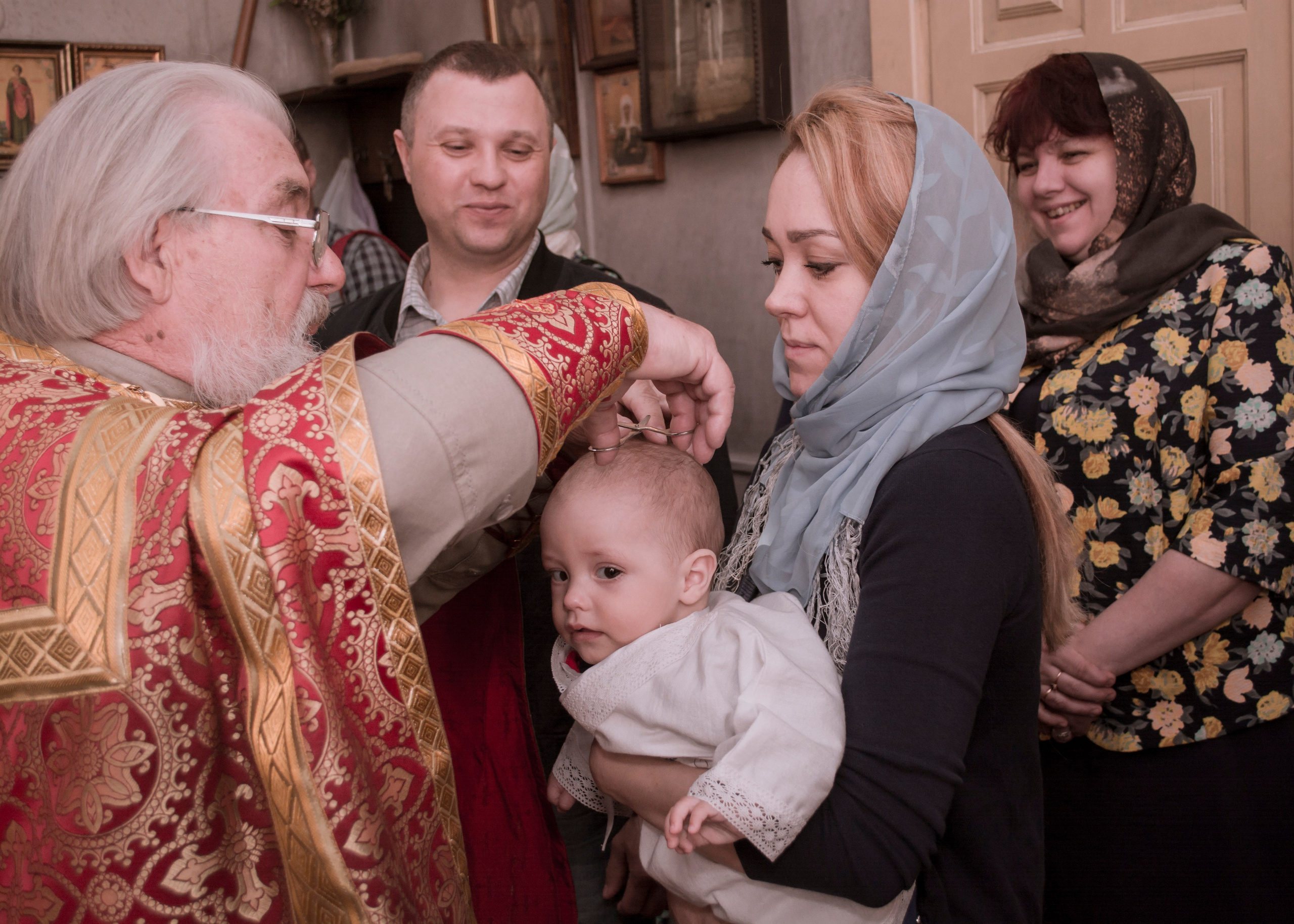 Крещение Никиты в храме Михаила Тверского г. Тверь. Фотограф Евгений Егоров