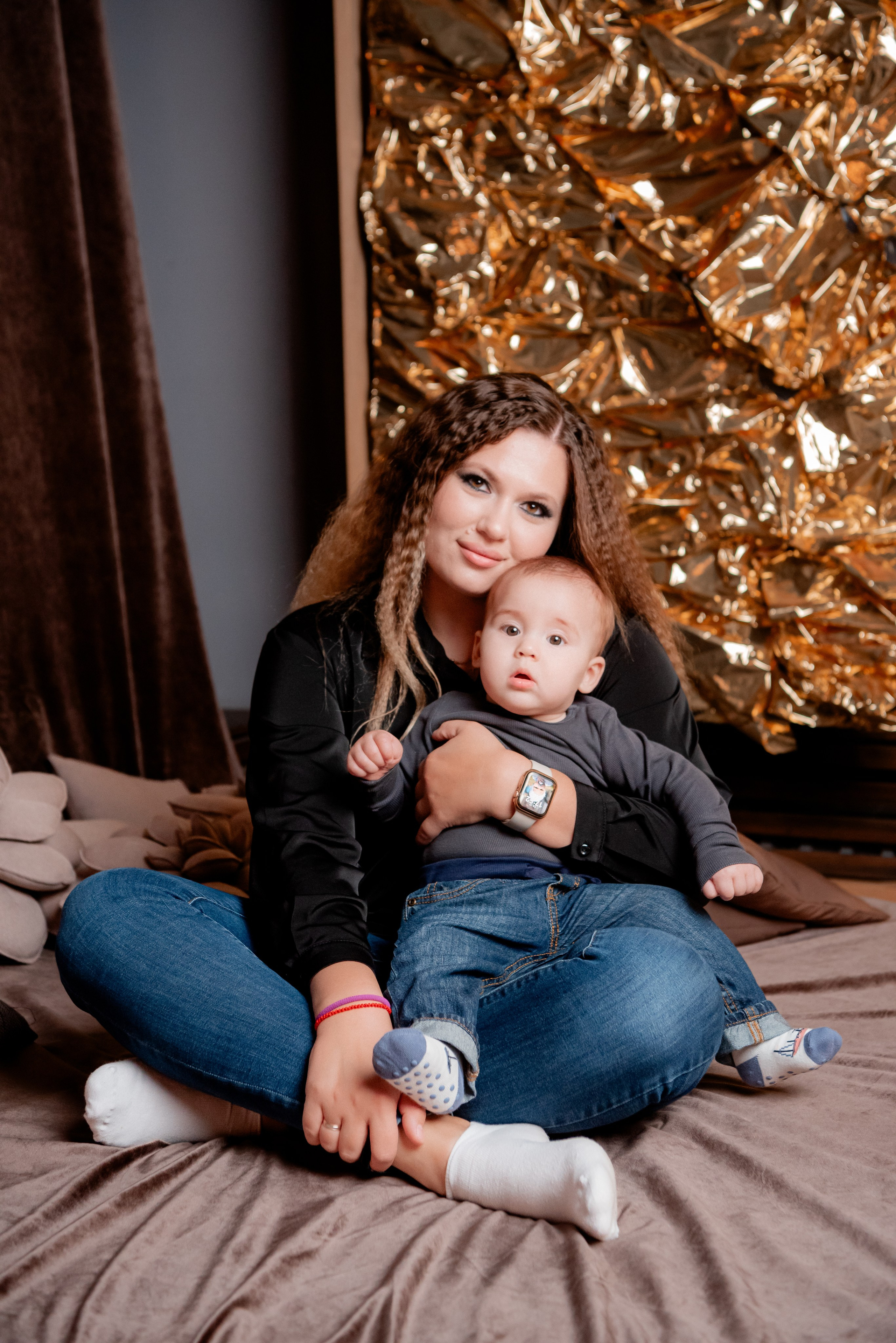 Семья Шварц в студии Атмосфера, зал Колорит. Фотограф в Волгограде и Волжском Александр Горбань