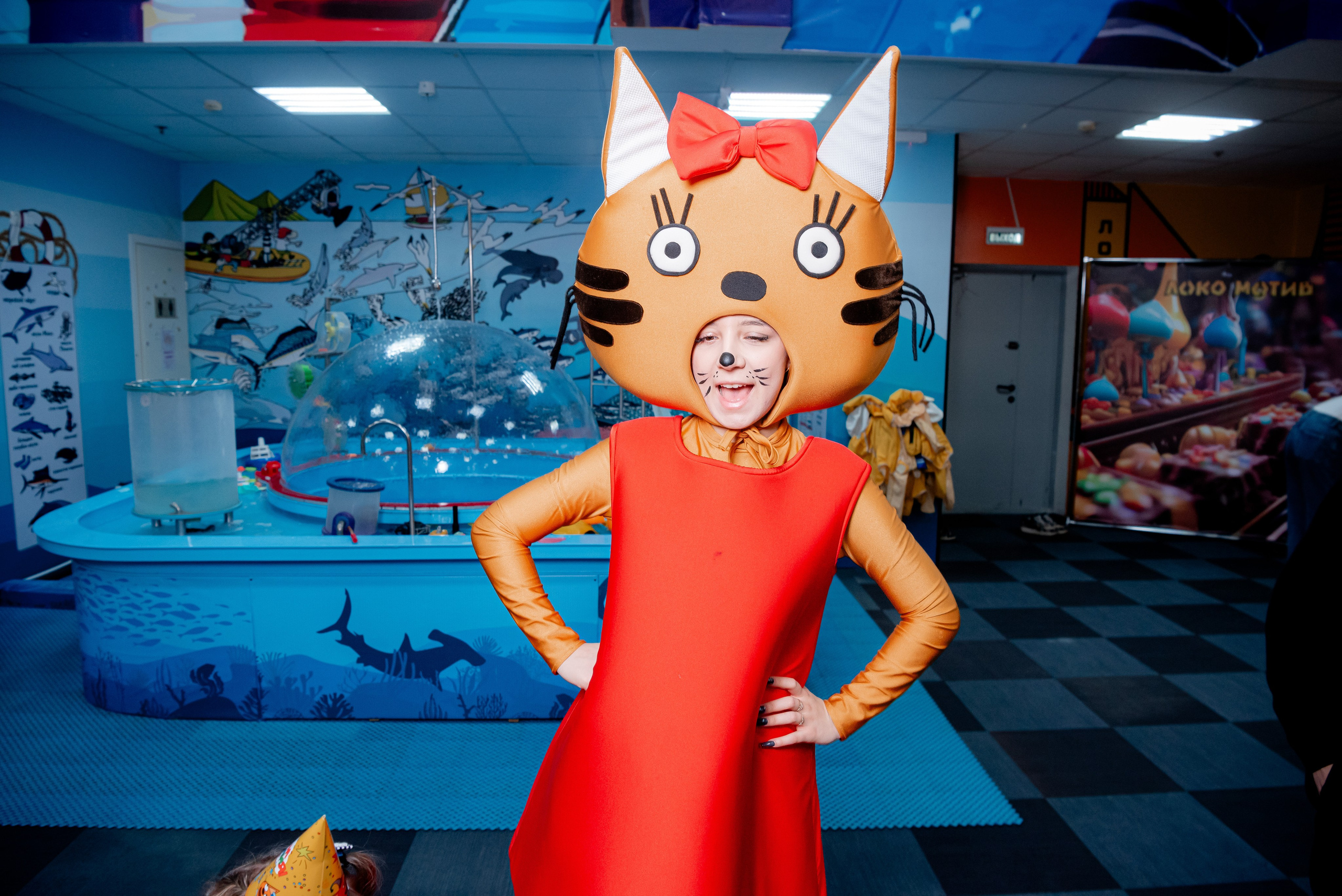 ДР В Локо Мотив Аниматоры Три кота. Фотограф в Волгограде и Волжском Александр Горбань