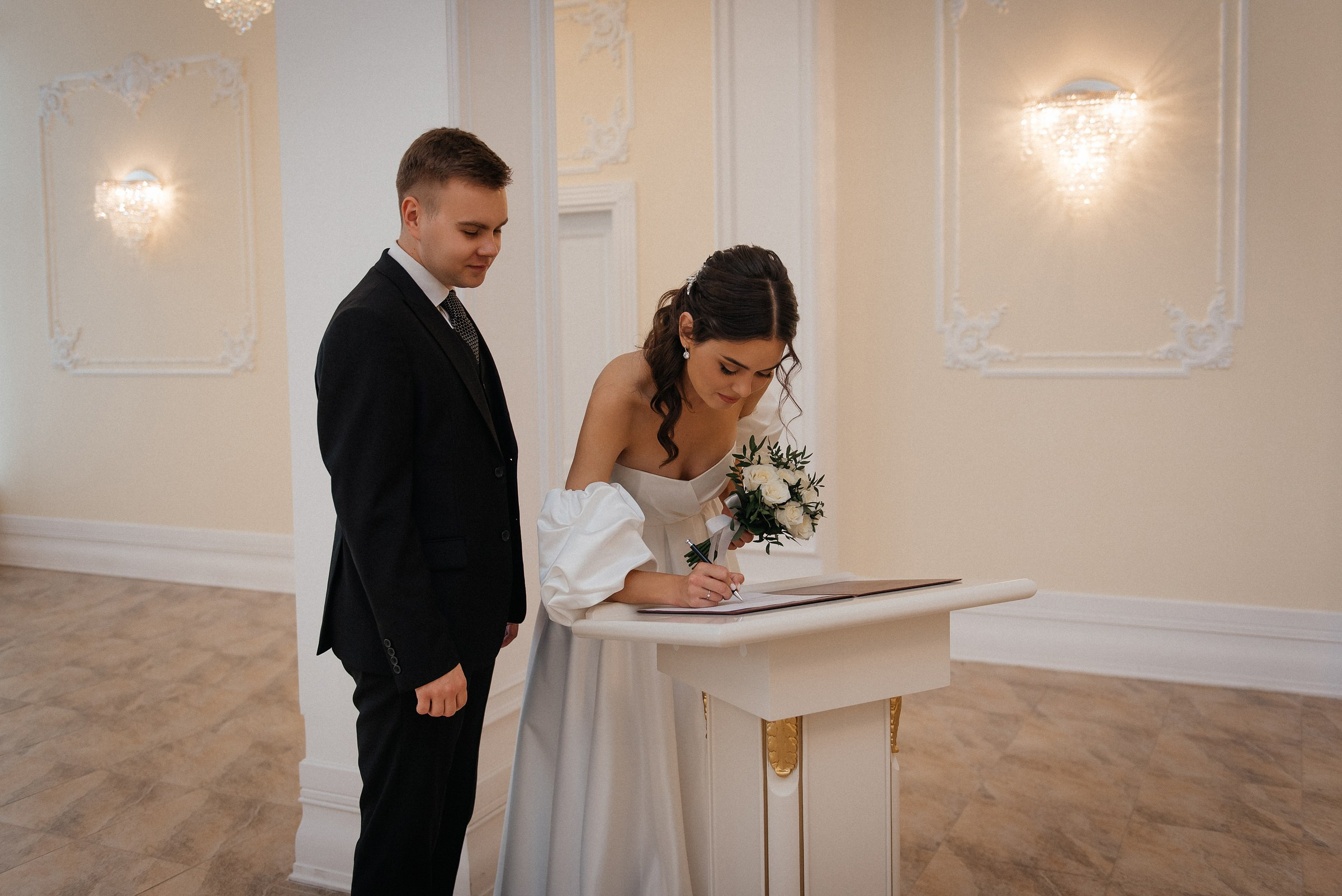 Свадьба для двоих в СПб. Свадебный фотограф в Санкт-Петербурге Венера Ахметова