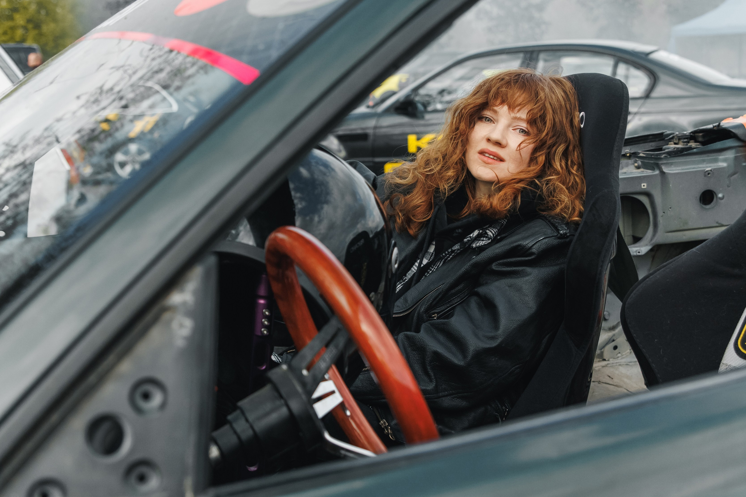 Выставка и дрифт машин. Репортажный фотограф. Москва. Алина Ланская