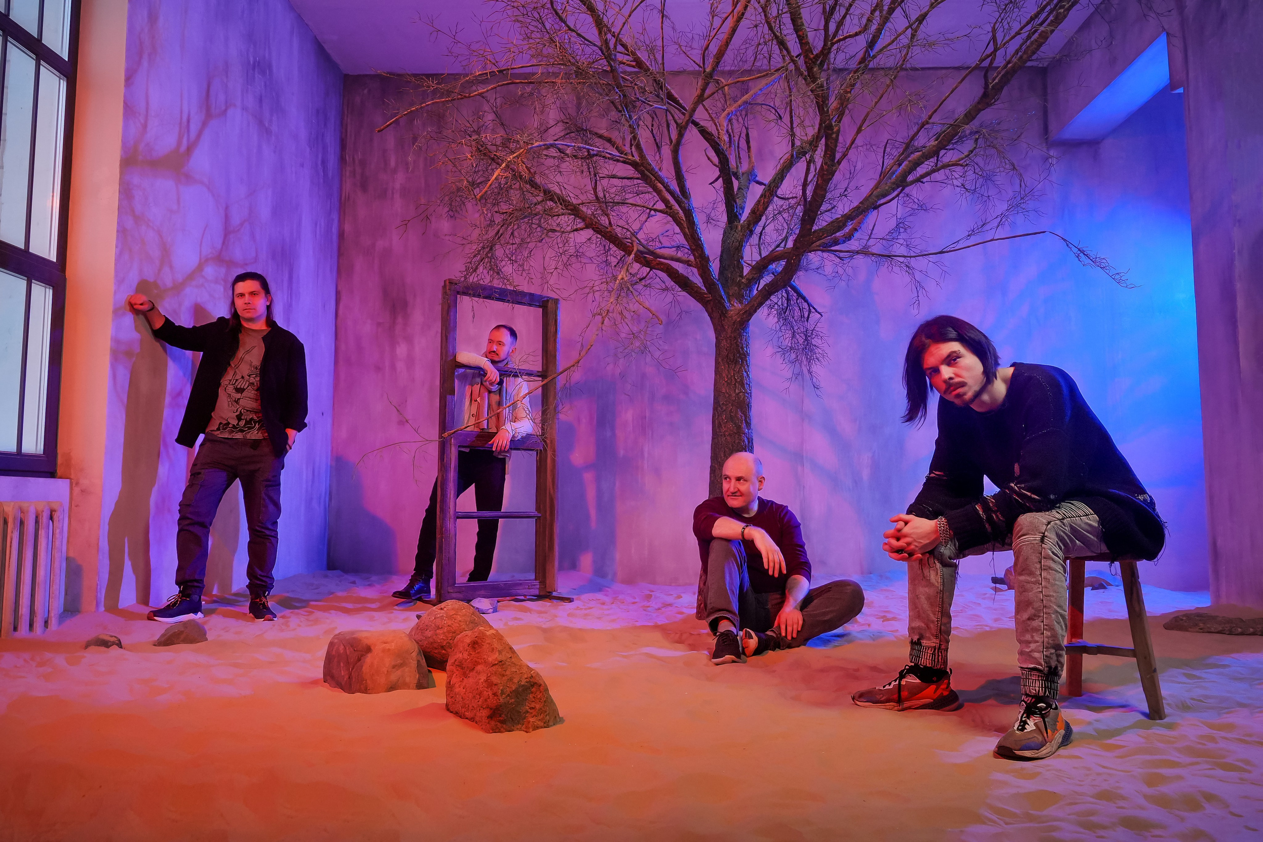 Съёмка для рок — группы. Часть 2. Фотограф Ольга Чувалдина Москва